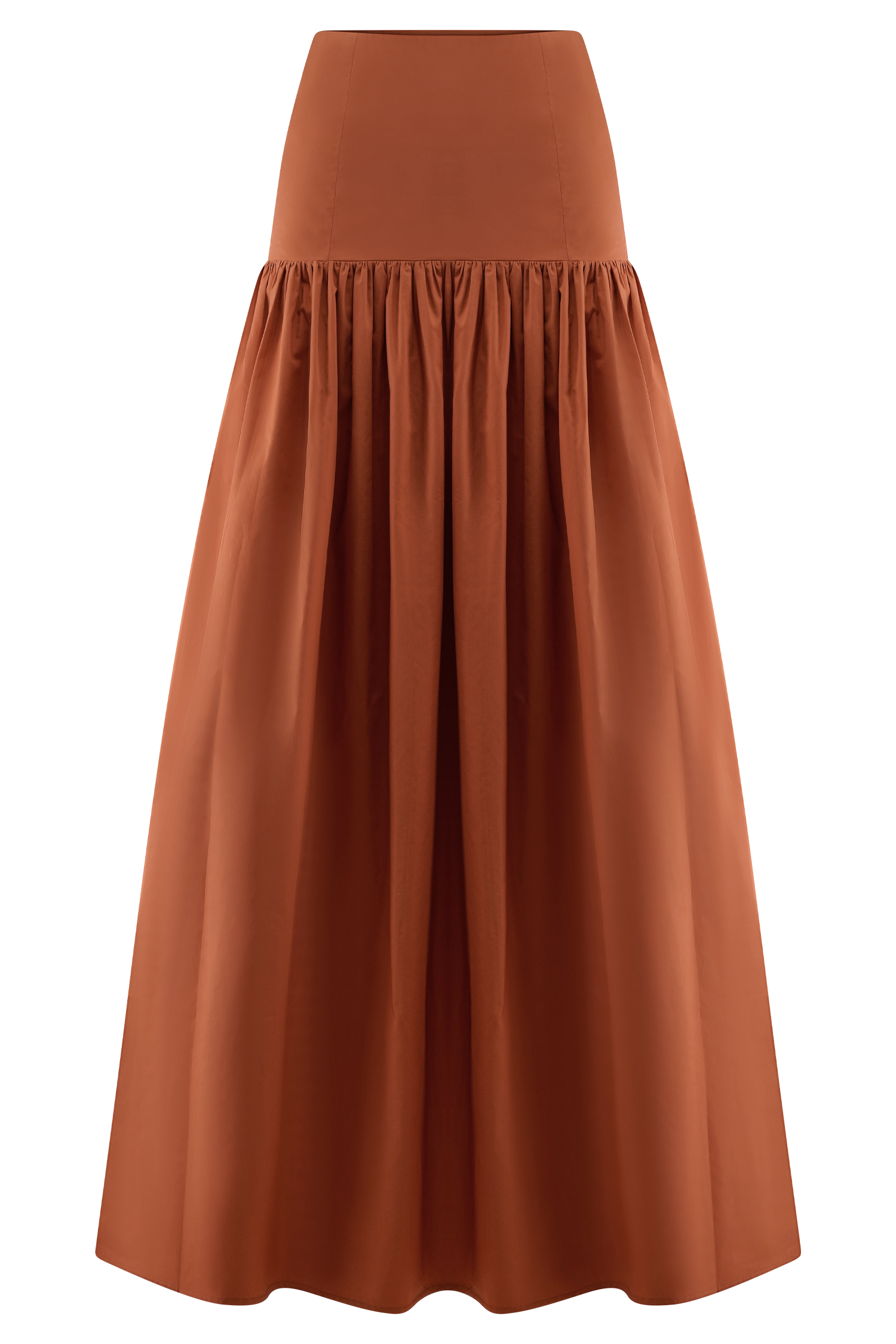 Autumn Maxi Skirt - Burnt Orange - Image 9