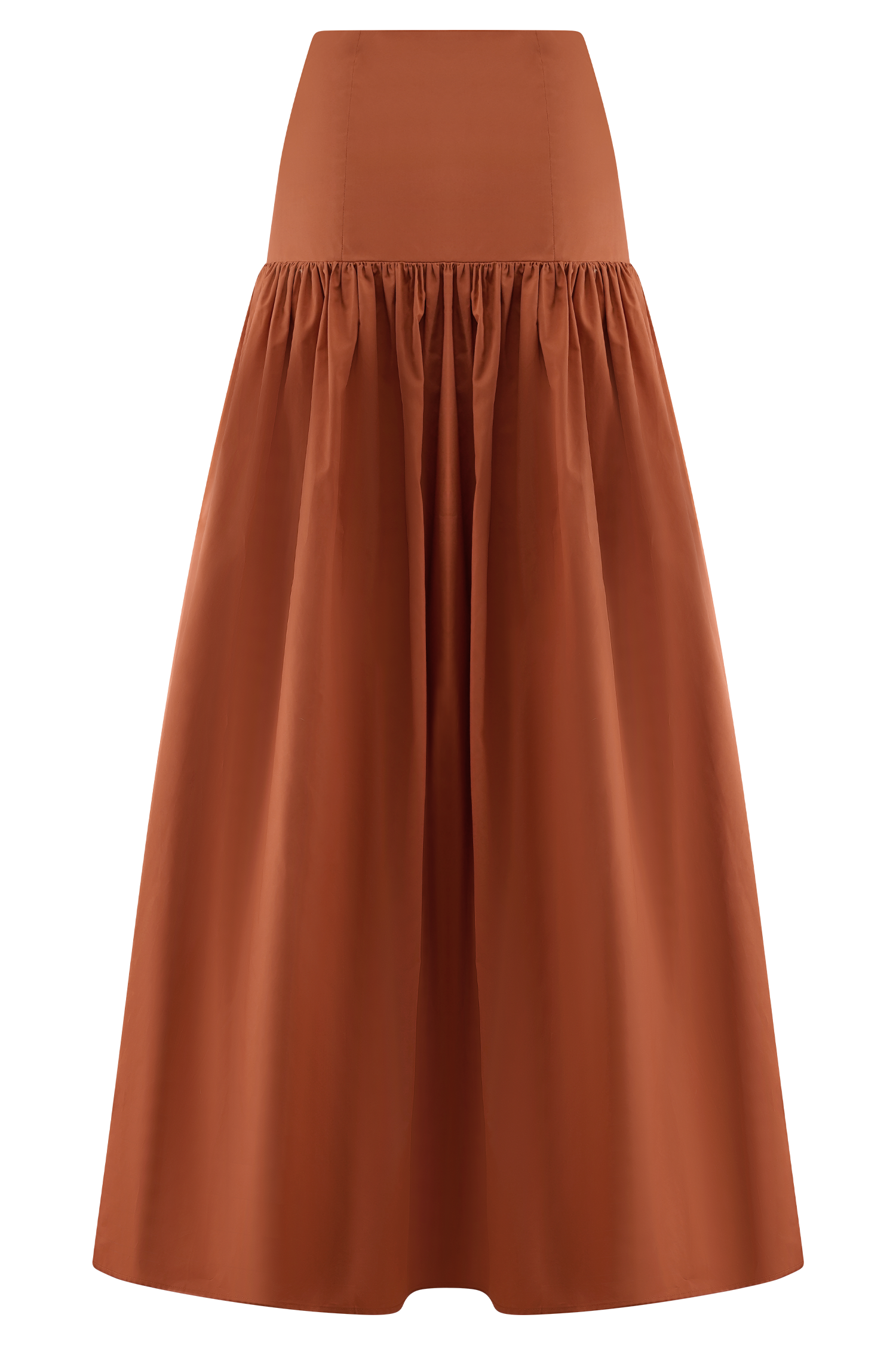 Autumn Maxi Skirt - Burnt Orange - Image 8