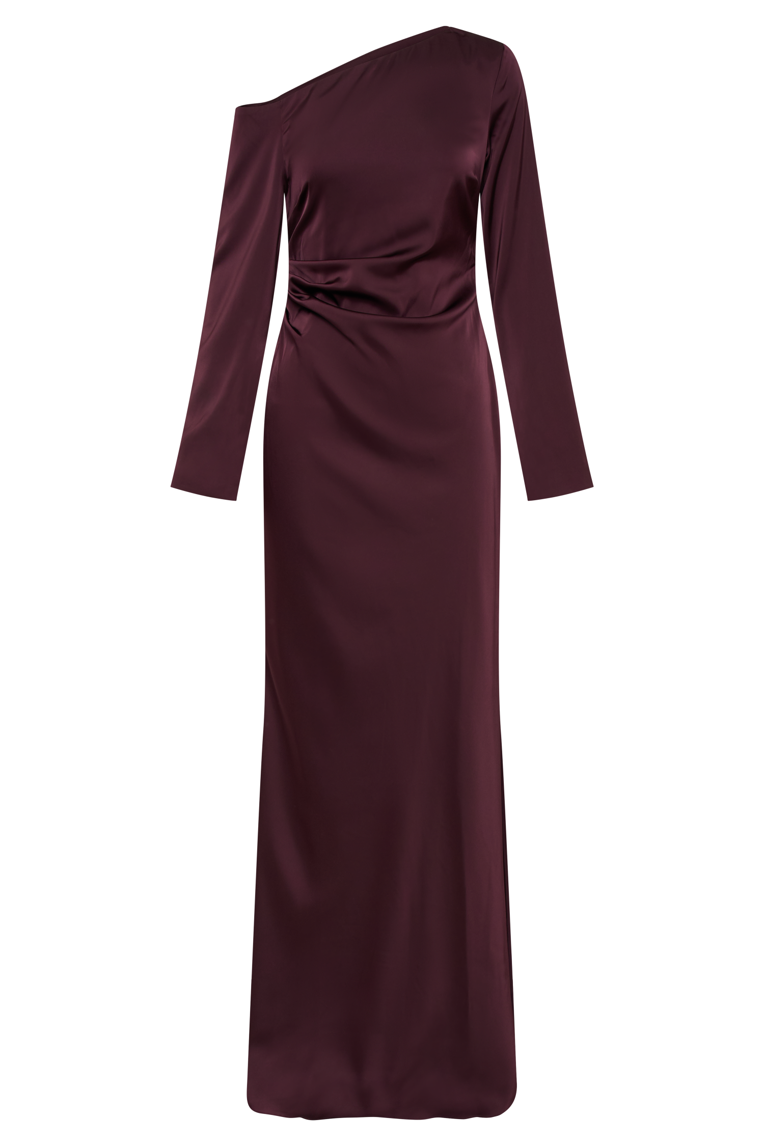 Avery Long Sleeve Maxi Dress - Plum - Image 7