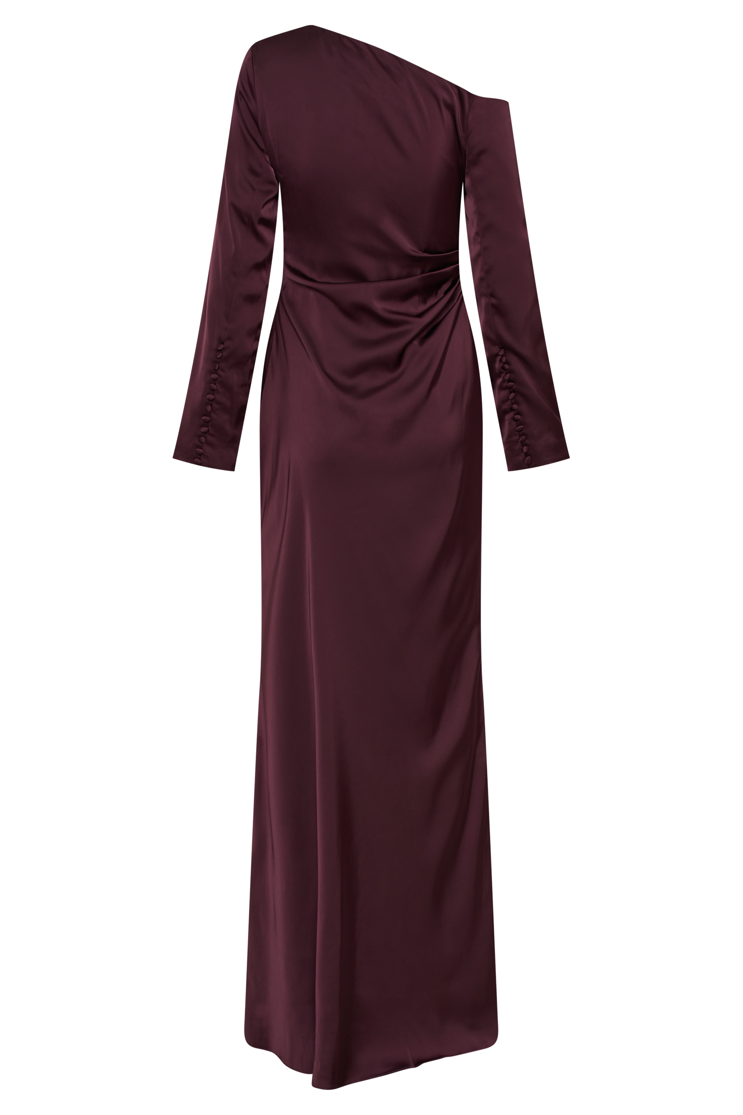 Avery Long Sleeve Maxi Dress - Plum - Image 6