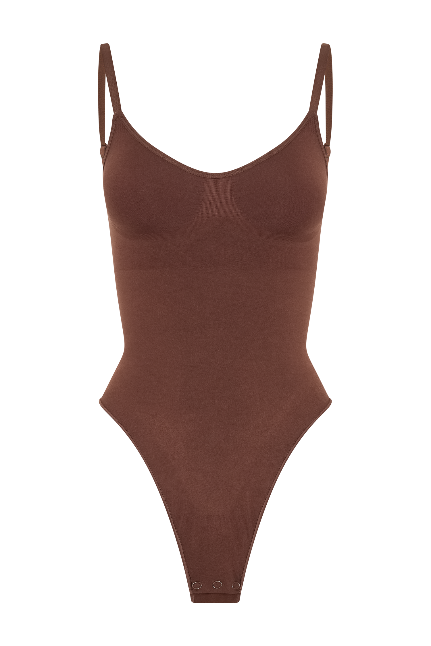 Alyssa Backless Shapewear Bodysuit - Espresso - Image 7