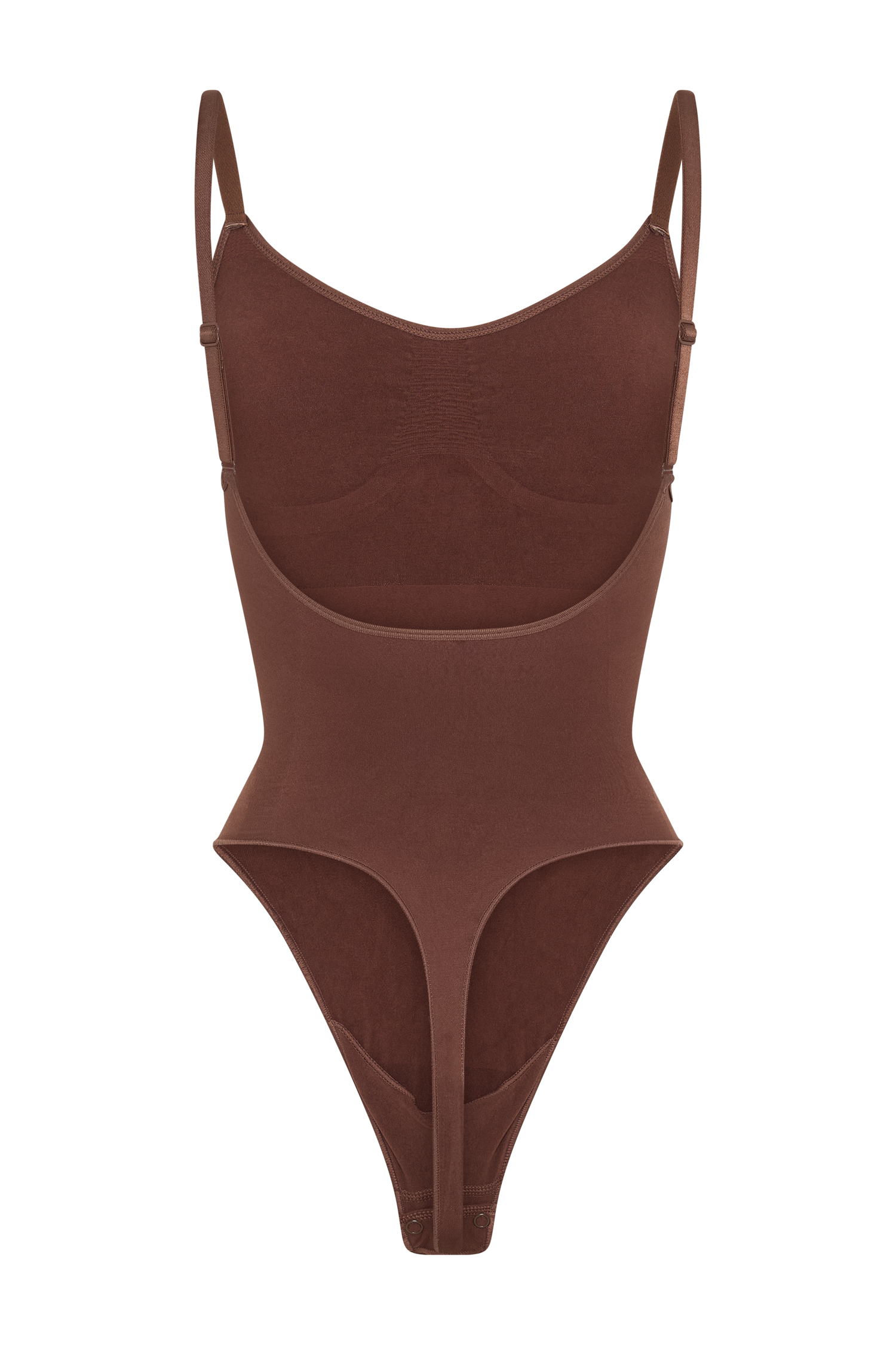 Alyssa Backless Shapewear Bodysuit - Espresso - Image 6