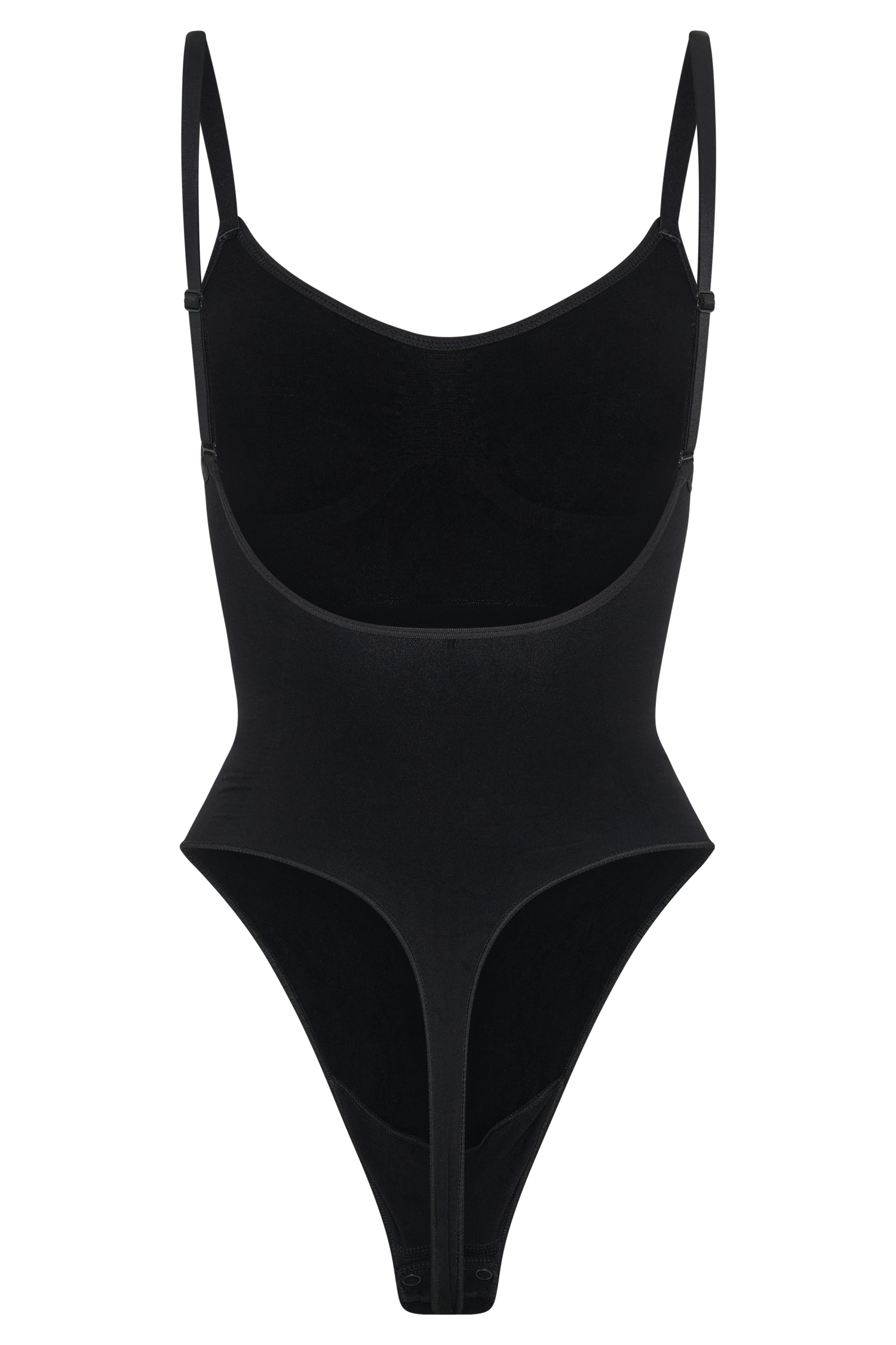 Alyssa Backless Shapewear Bodysuit - Black - Image 10