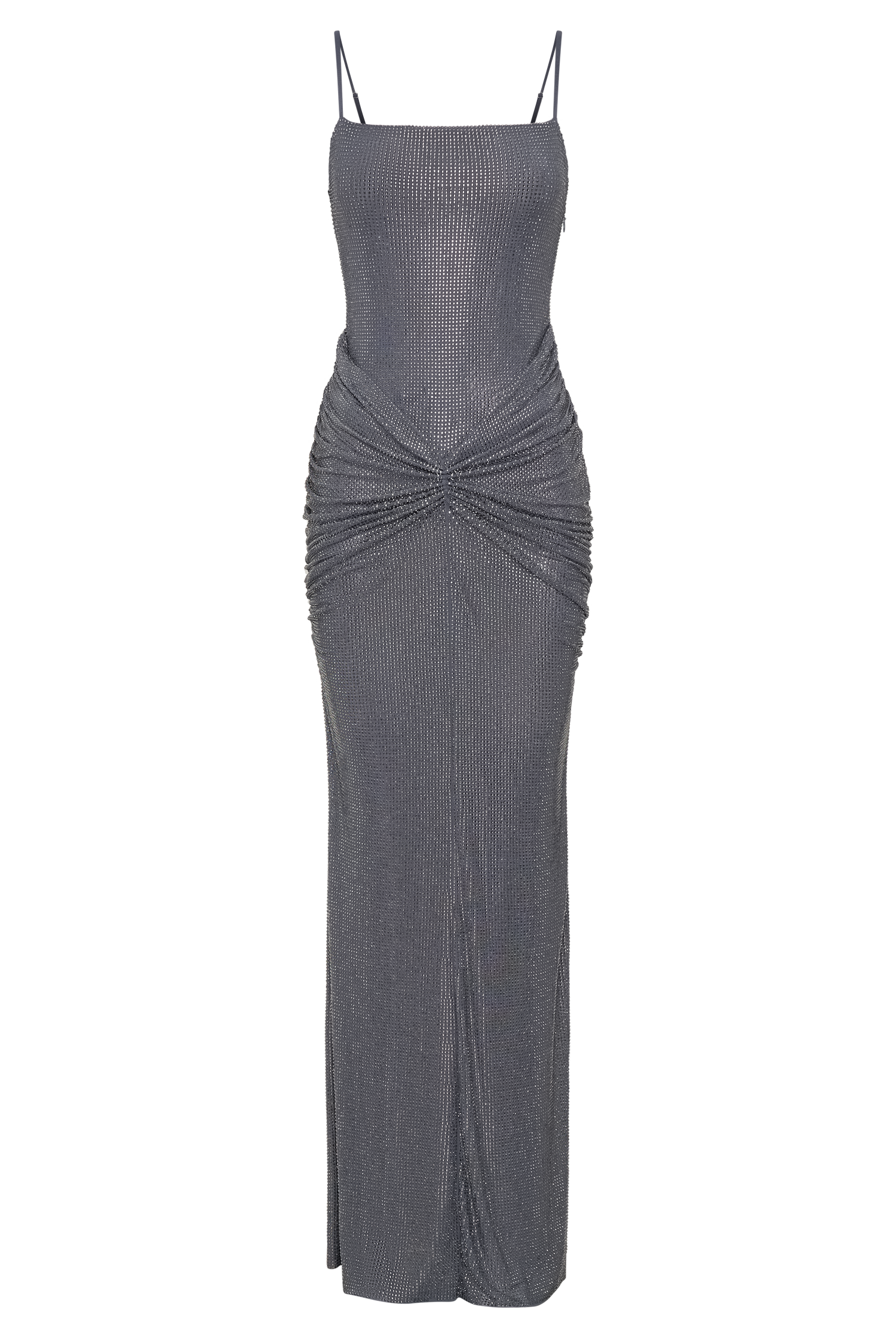 Roisin Diamante Maxi Dress - Gunmetal - Image 7