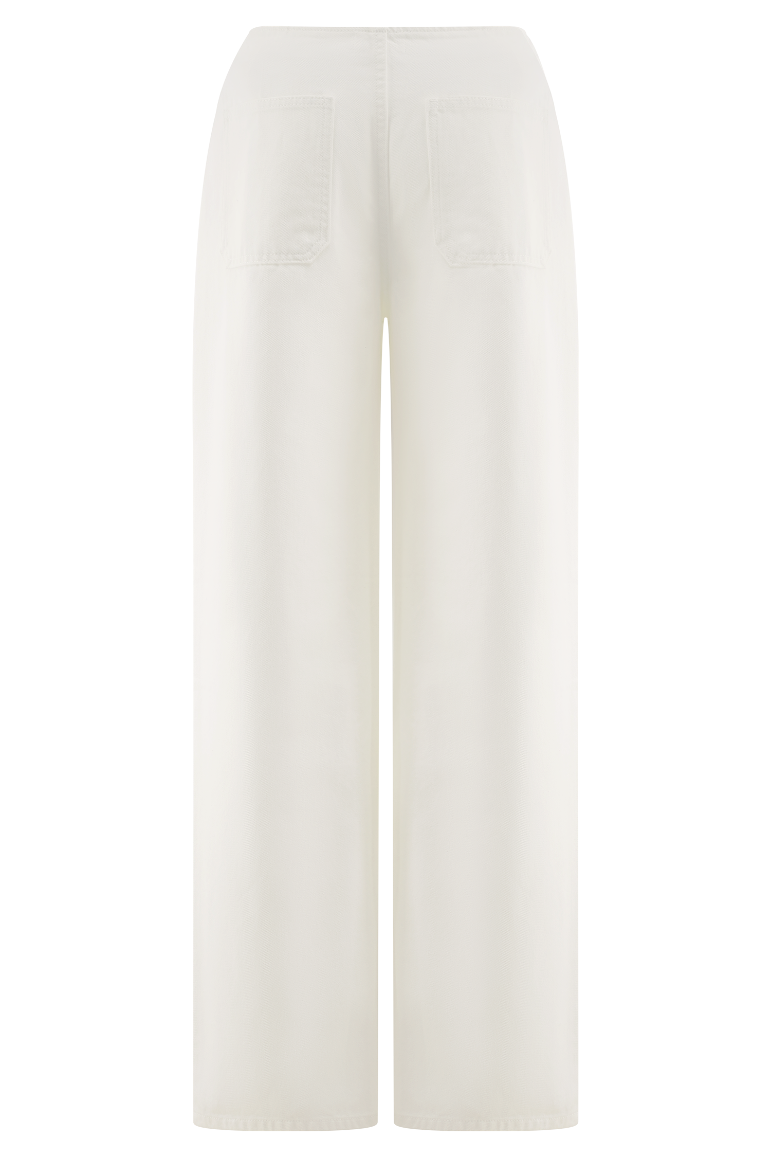 Caitlin Mid Rise Denim Jeans - White - Image 13