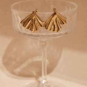 Willa Draped Earrings - Gold
