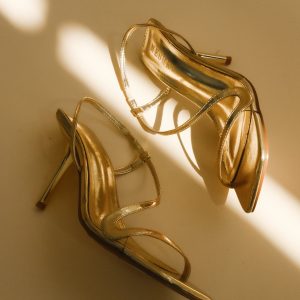 Jaska Metallic High Heel - Gold