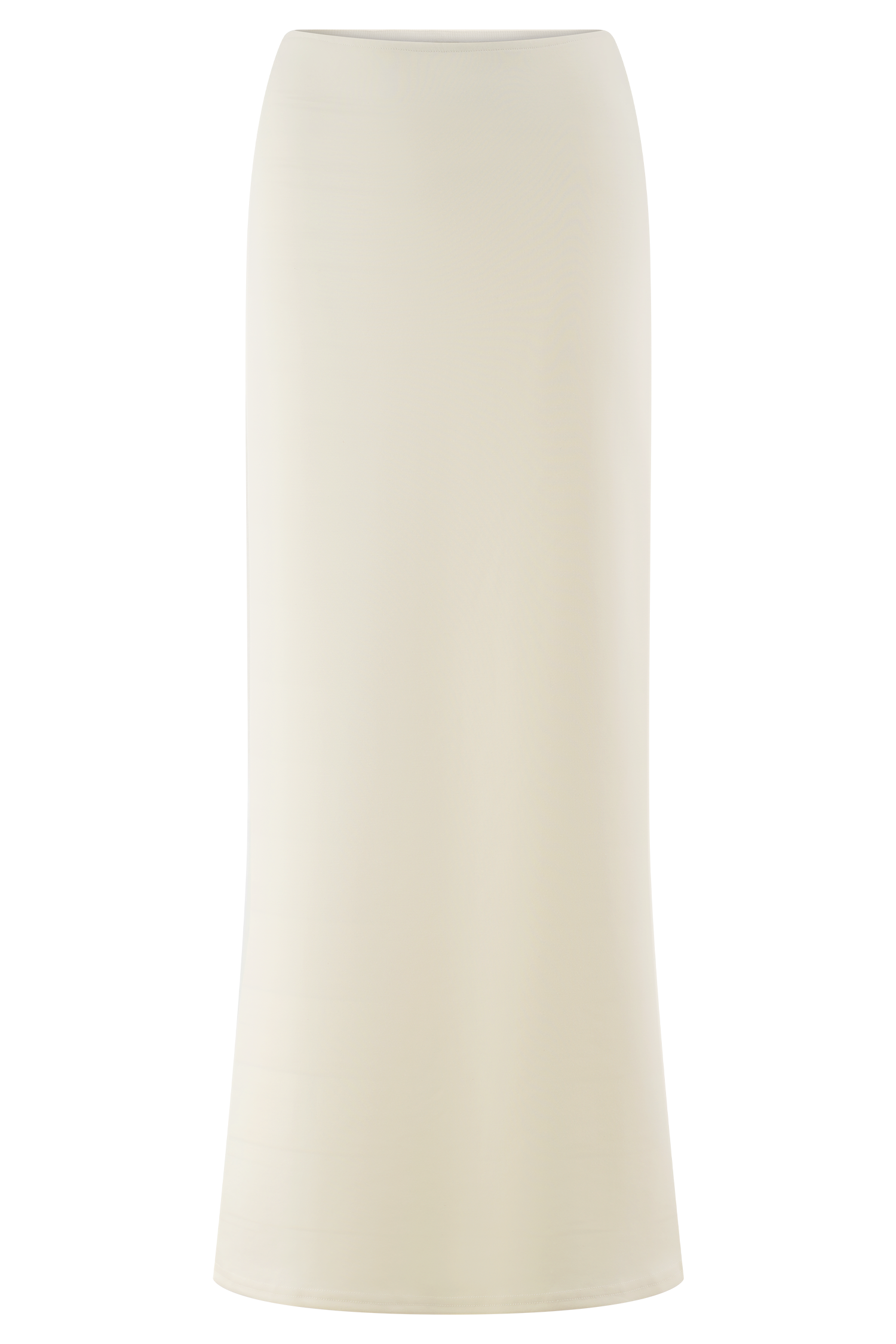 Eris Scuba Jersey Maxi Skirt - Ivory - Image 7