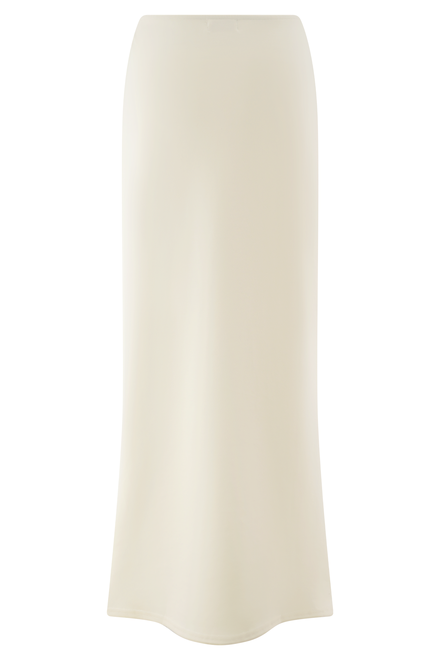 Eris Scuba Jersey Maxi Skirt - Ivory - Image 6