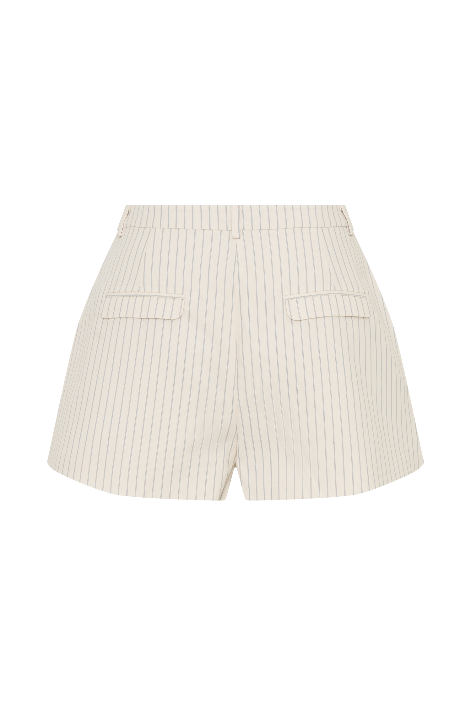 Alina Pintuck Cotton Shorts - Stripe - Image 7
