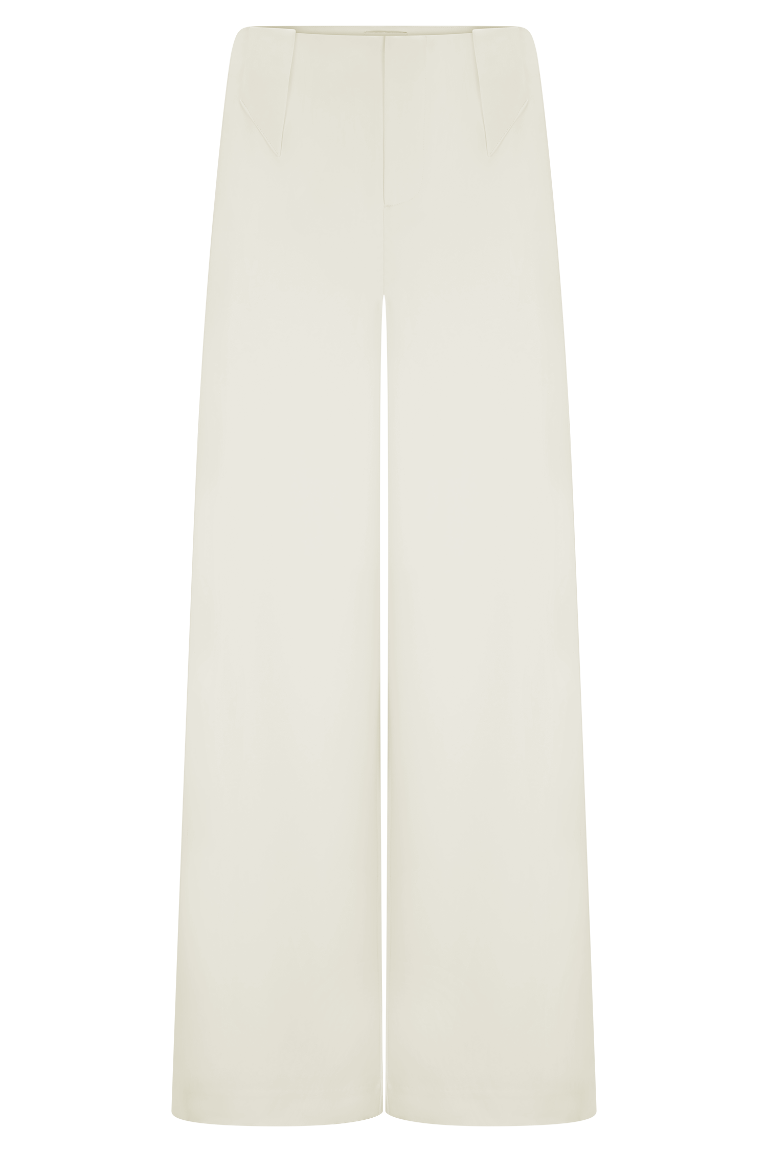 Arlo Wide Leg Suiting Trouser - Ivory - Image 11