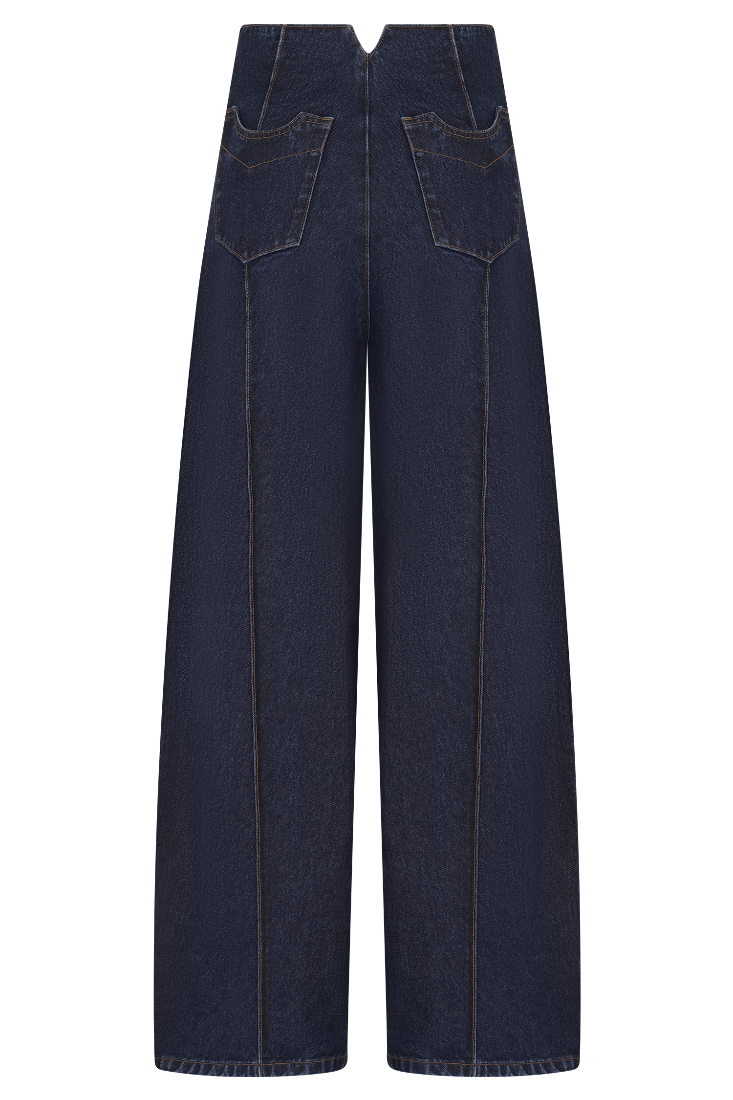 Beatrix High Rise Denim Jeans - Indigo Blue - Image 10