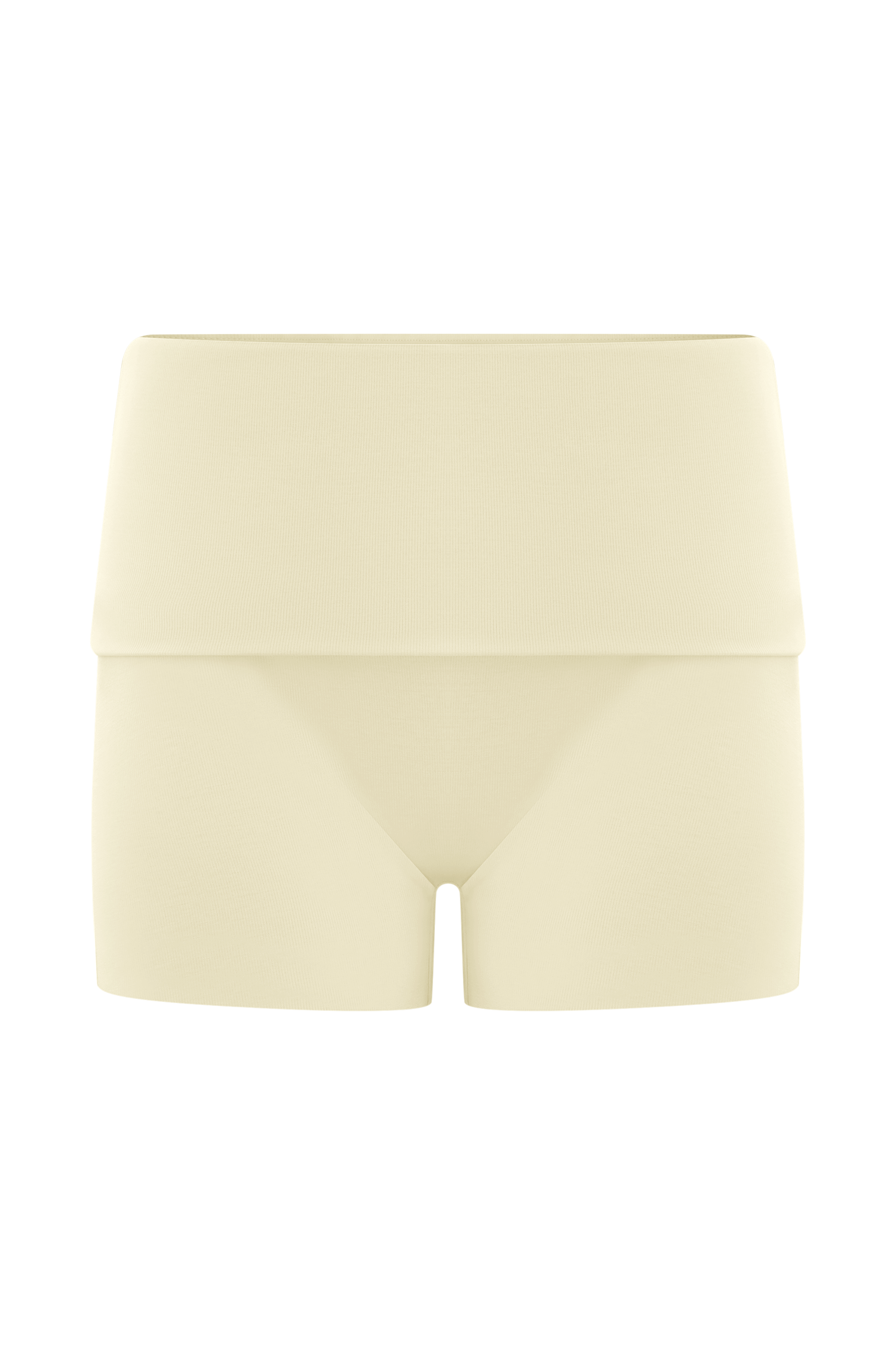 Birdie Fold Over Shorts - Ivory - Image 4