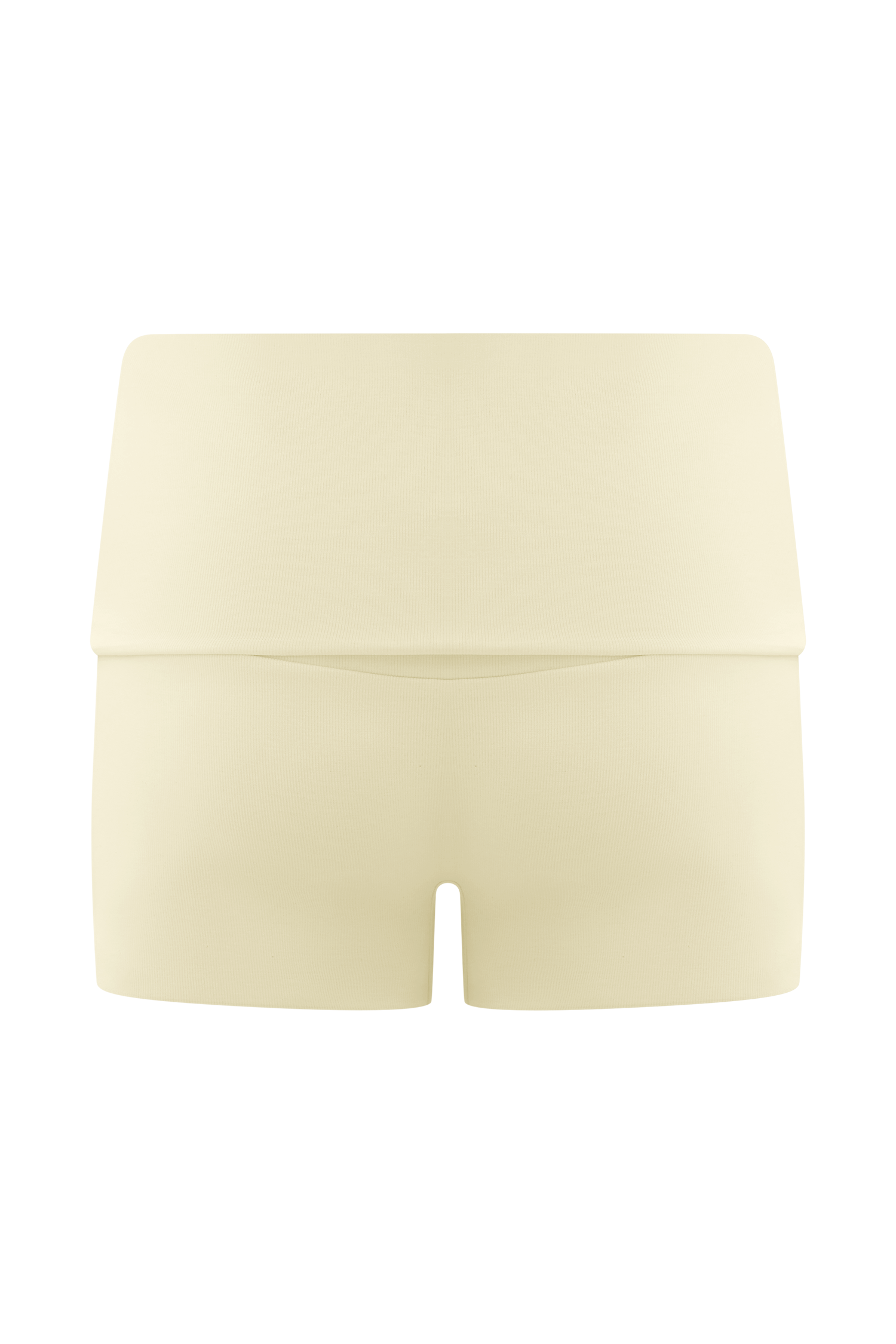 Birdie Fold Over Shorts - Ivory - Image 3