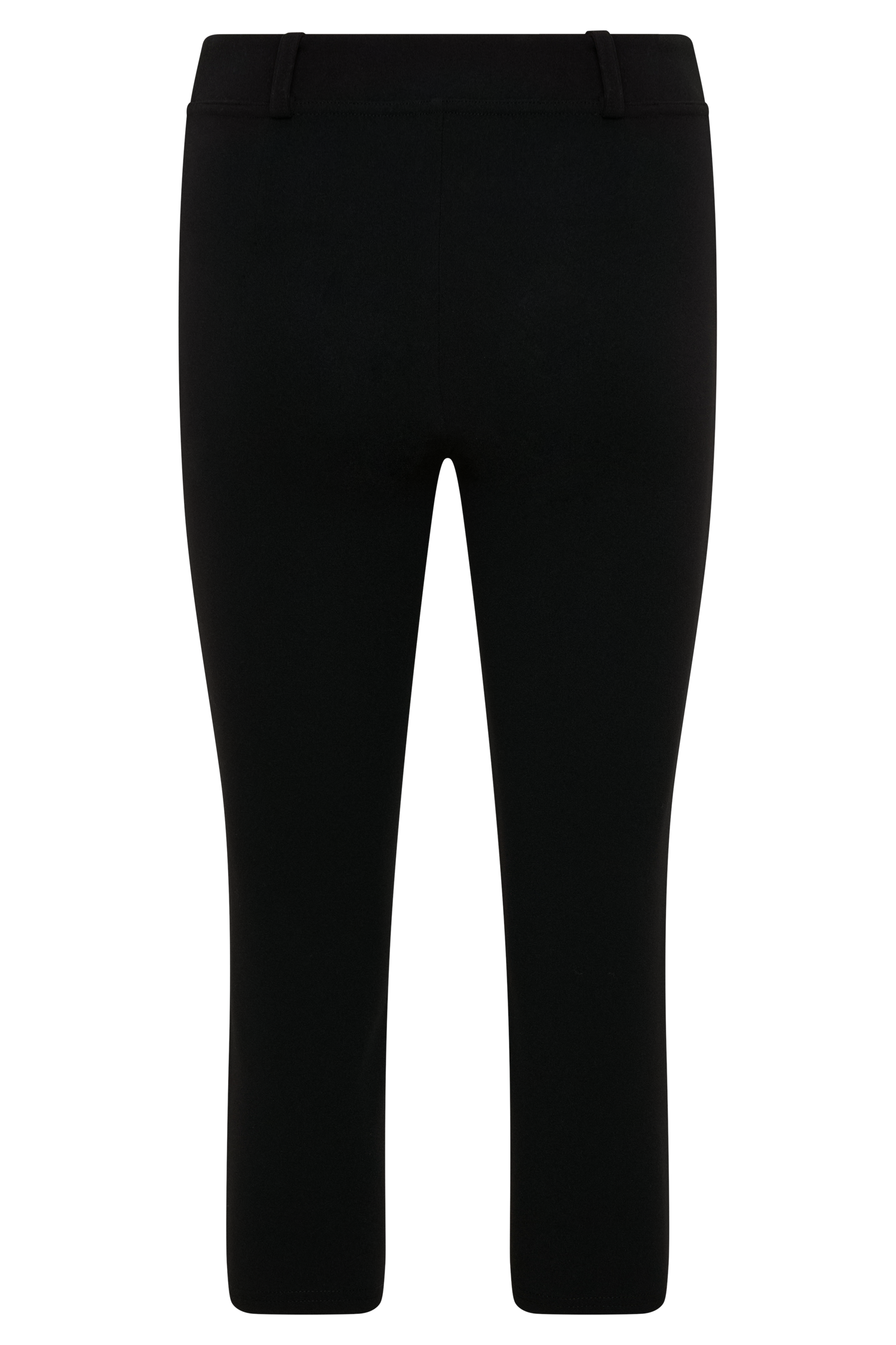 Blanca Stretch Crepe Capri Pants - Black - Image 8