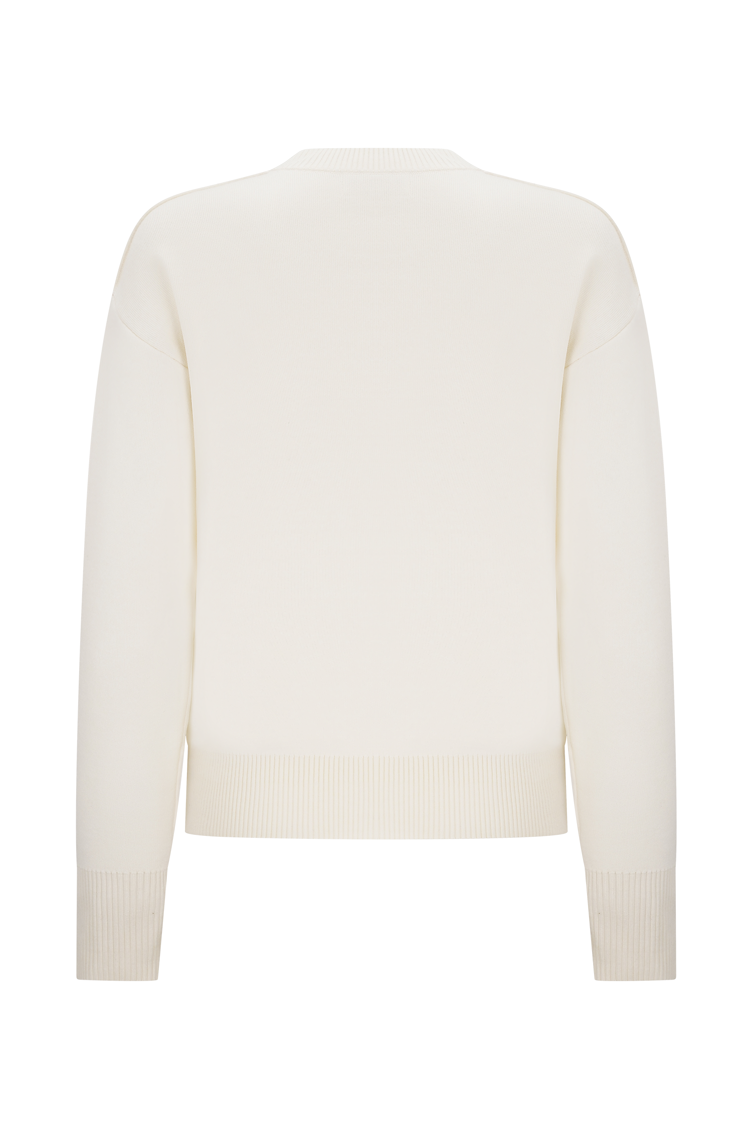 Braxton Cozy Knit Jumper - Ivory - Image 8