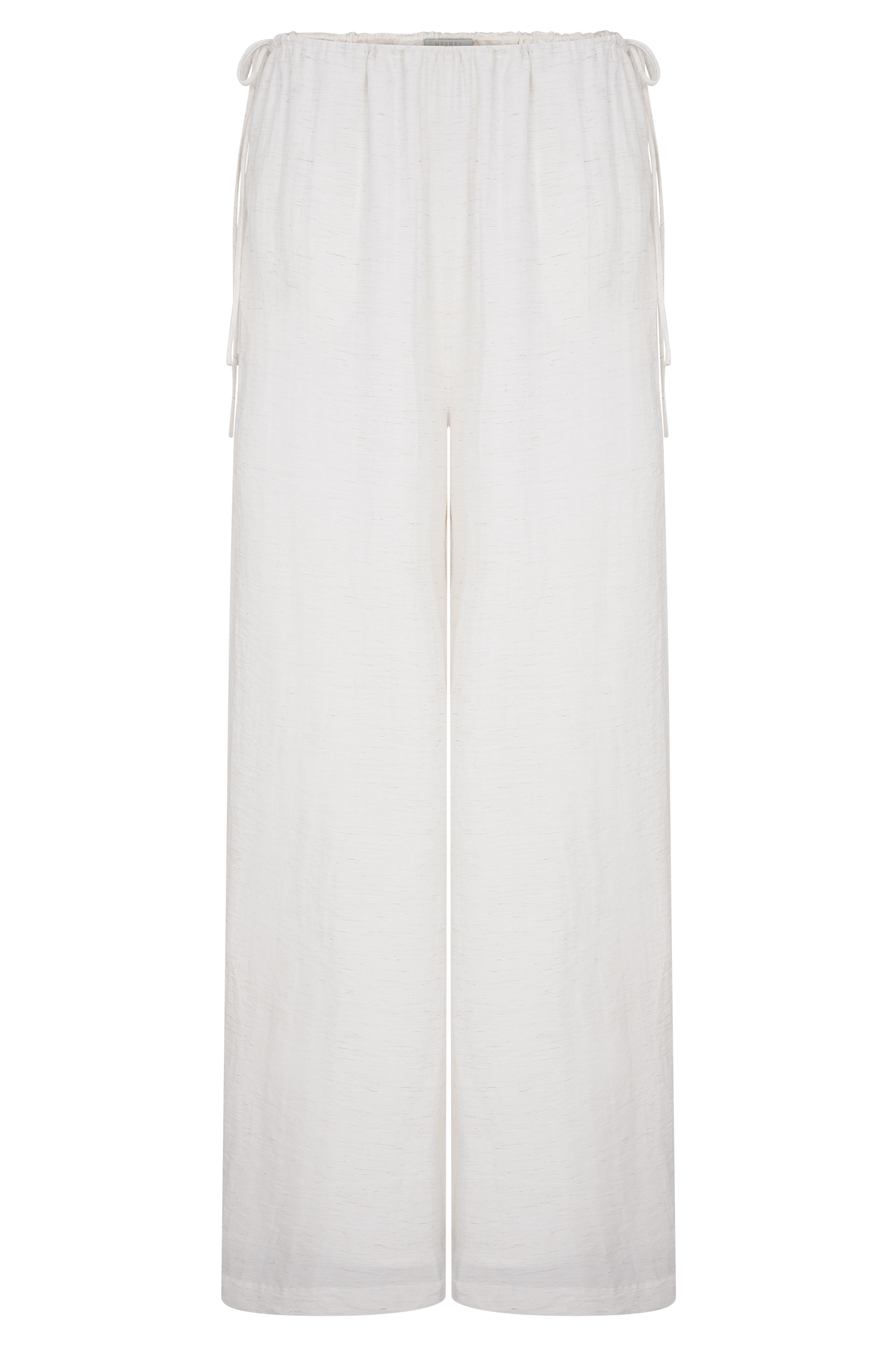 Callum Drawstring Straight Leg Pants - White - Image 9