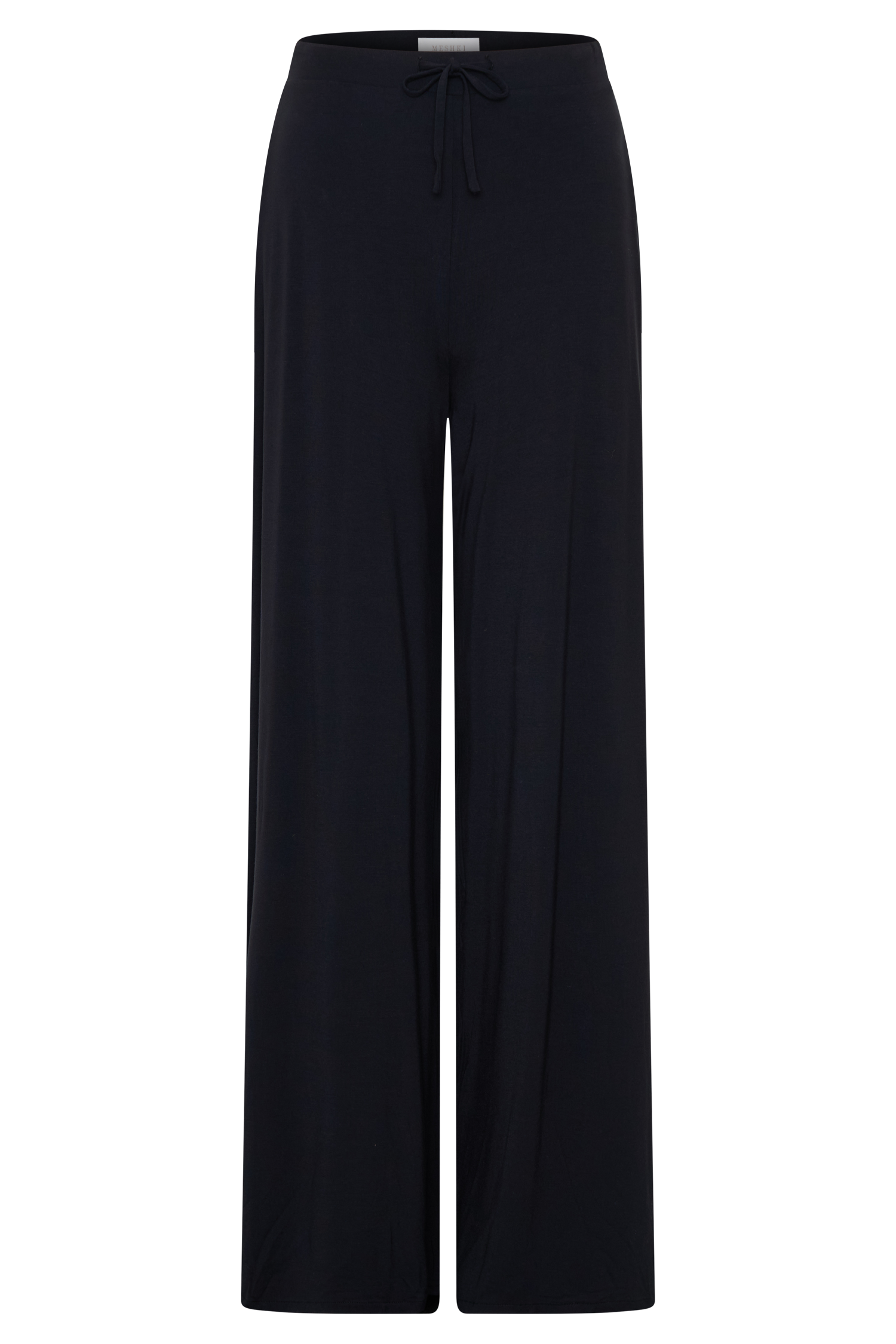 Dewi Wide Leg Modal Pants - Black - Image 6
