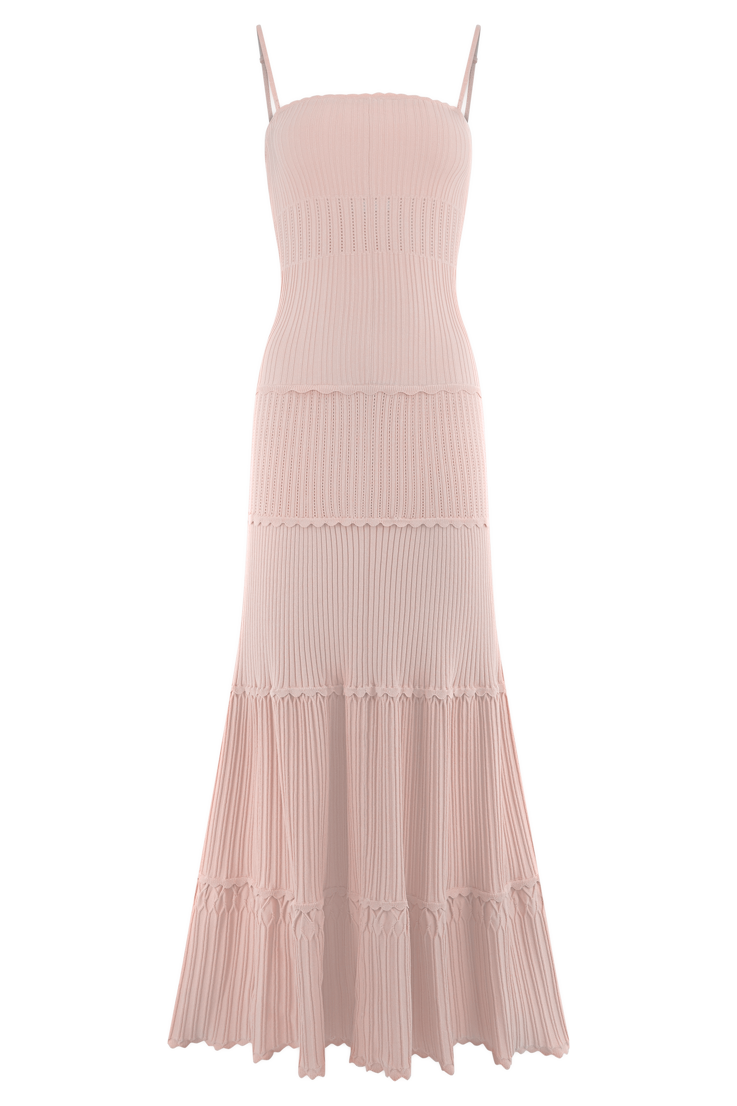 Finley Pointelle Knit Maxi Dress - Baby Pink - Image 8