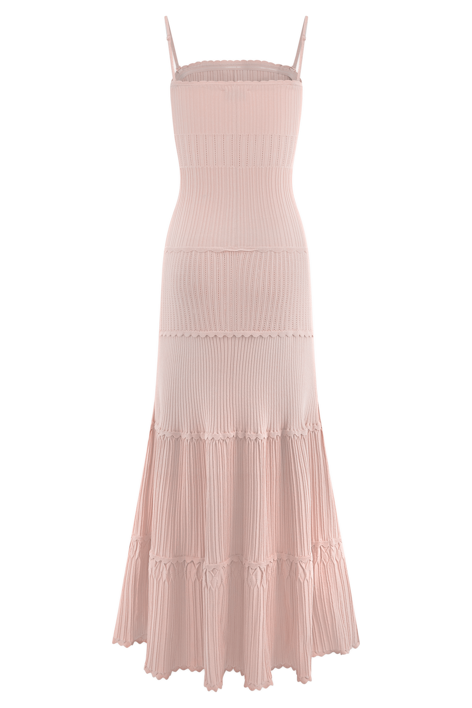 Finley Pointelle Knit Maxi Dress - Baby Pink - Image 7