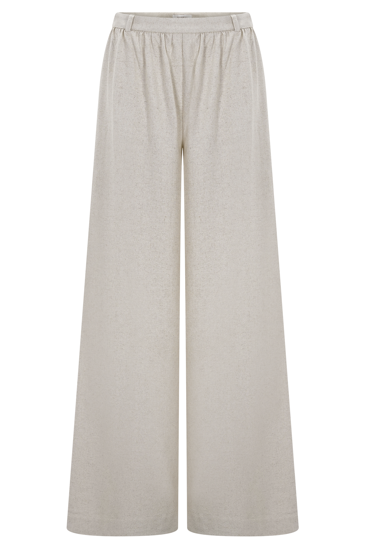 Gabby Straight Leg Linen Pants - Natural - Image 11