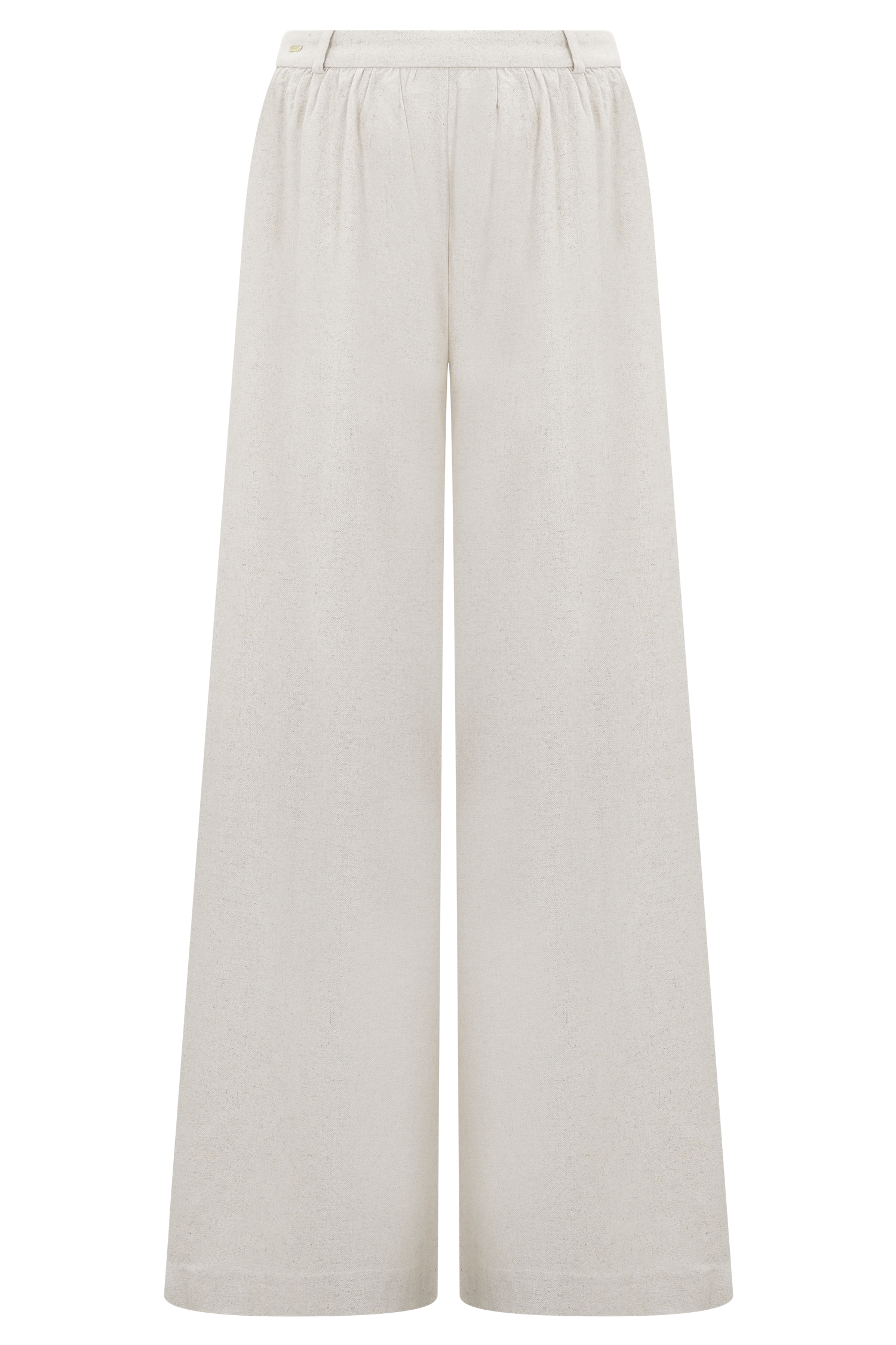 Gabby Straight Leg Linen Pants - Natural - Image 10