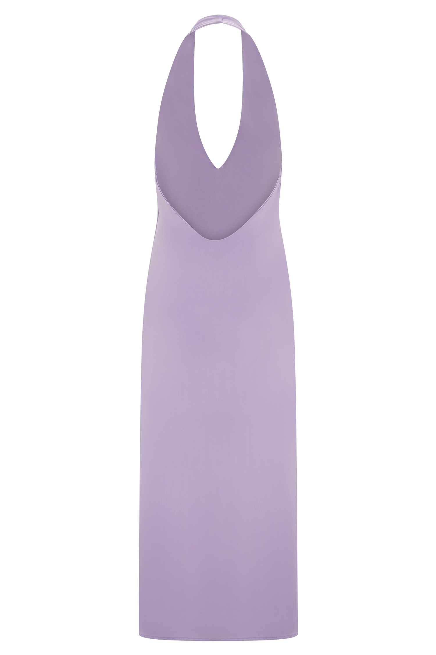 Genie Slinky Halter Midi Dress - Lilac - Image 7