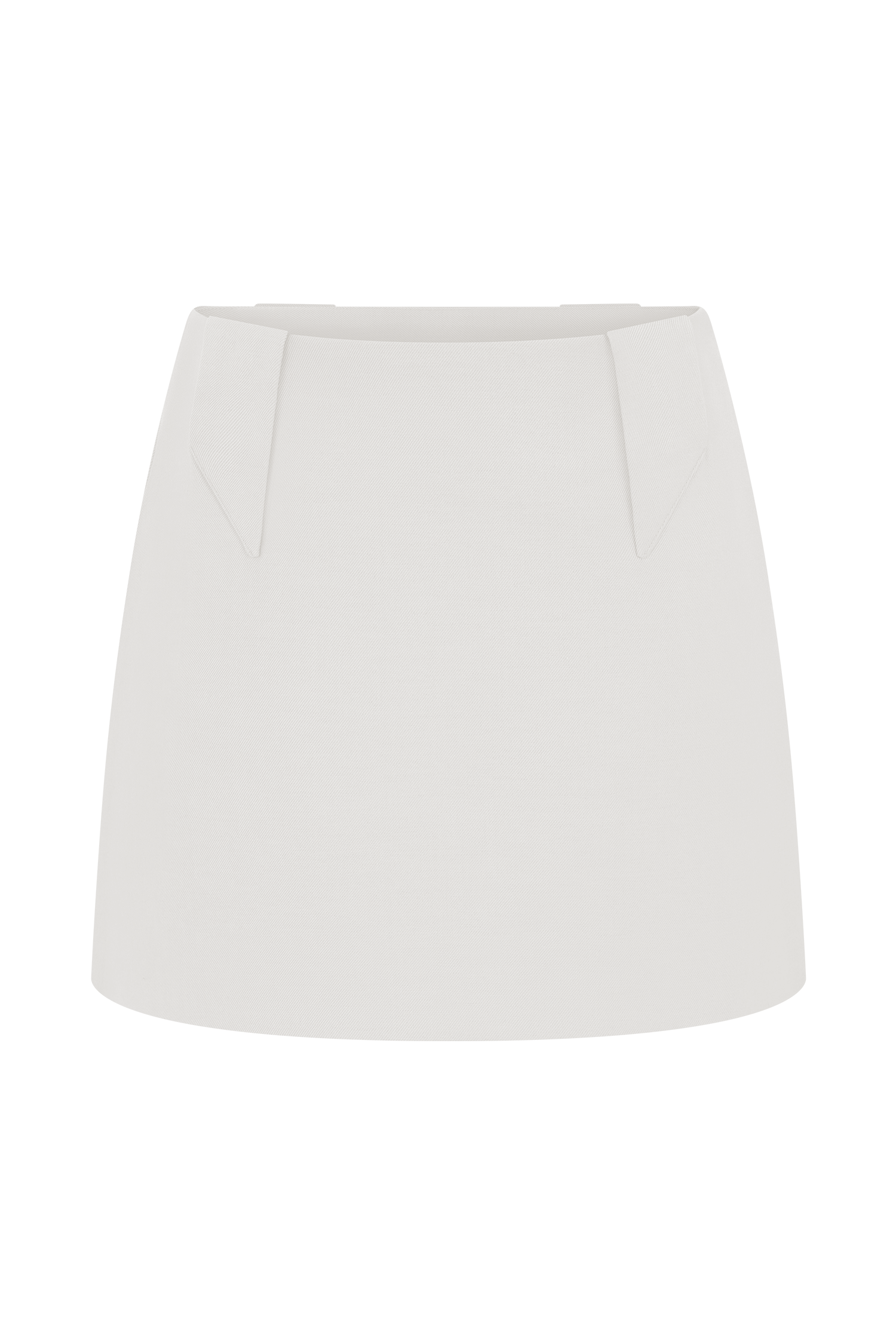 Gina Suiting Mini Skirt - Ivory - Image 9