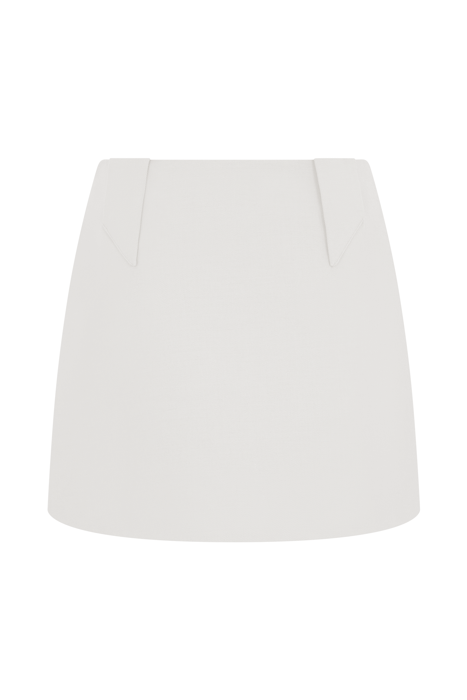 Gina Suiting Mini Skirt - Ivory - Image 8