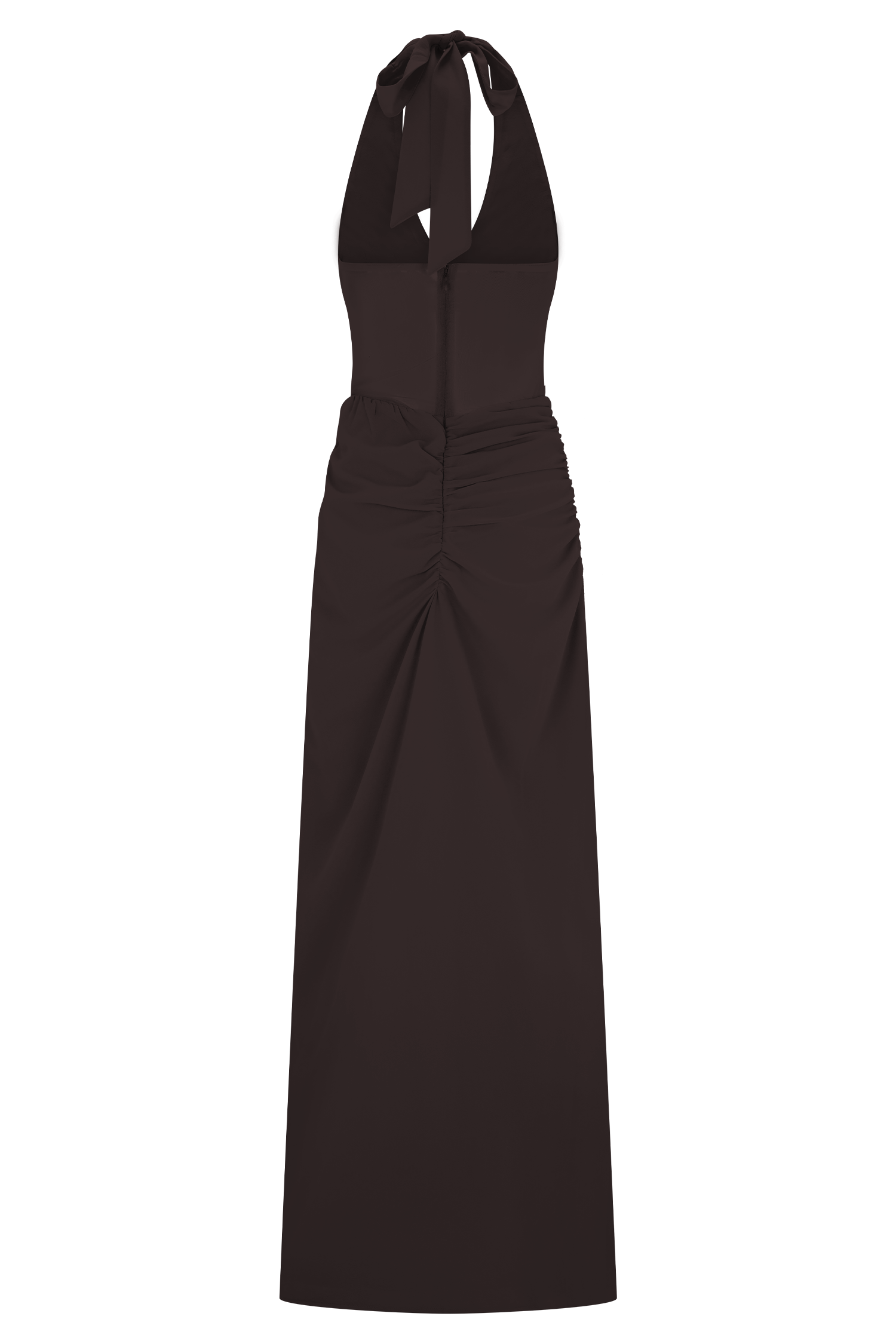 Jonna Chiffon And Mesh Maxi Dress - Dark Chocolate - Image 7