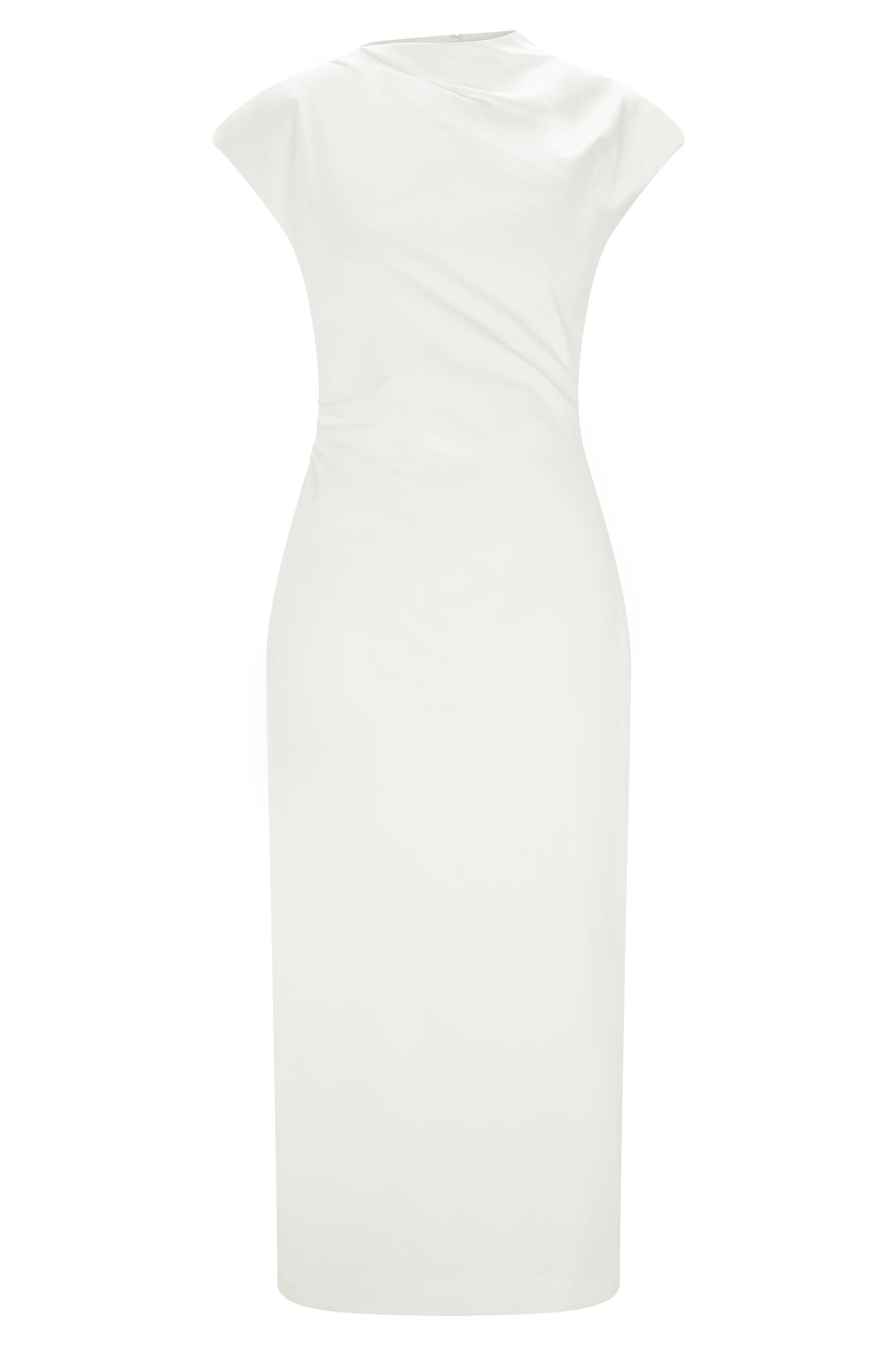 Lorena Cotton Midi Dress - White - Image 7