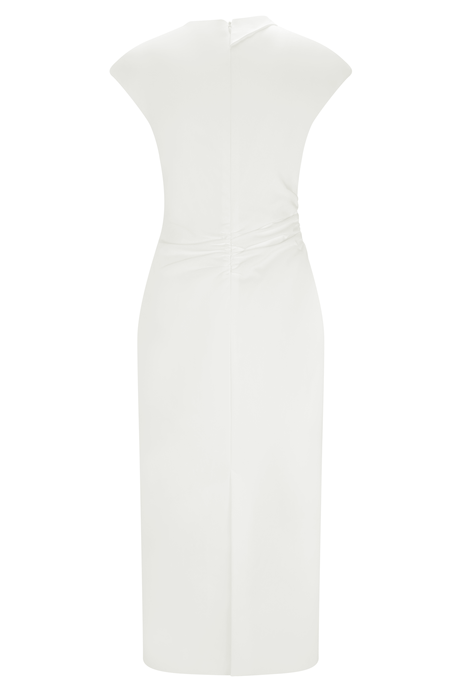 Lorena Cotton Midi Dress - White - Image 6