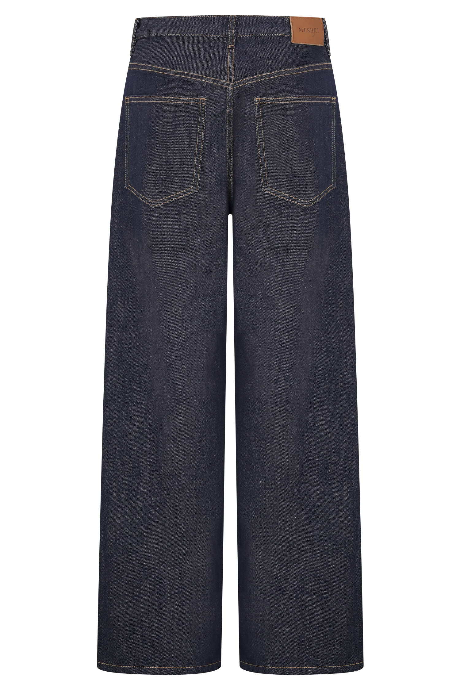 Mannon Mid Rise Denim Jeans - Washed Indigo Blue - Image 7