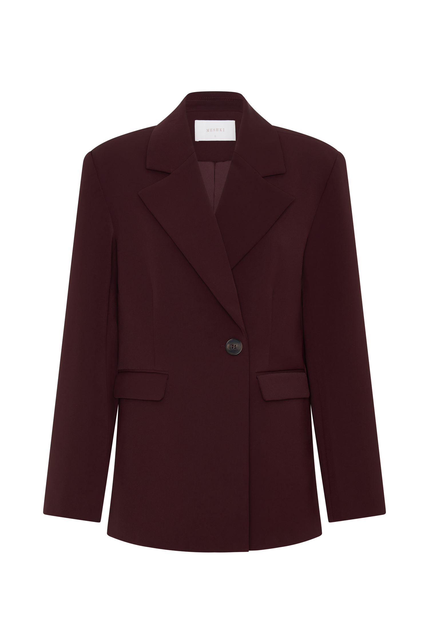 Mateo Oversized Blazer - Mahogany - Image 9