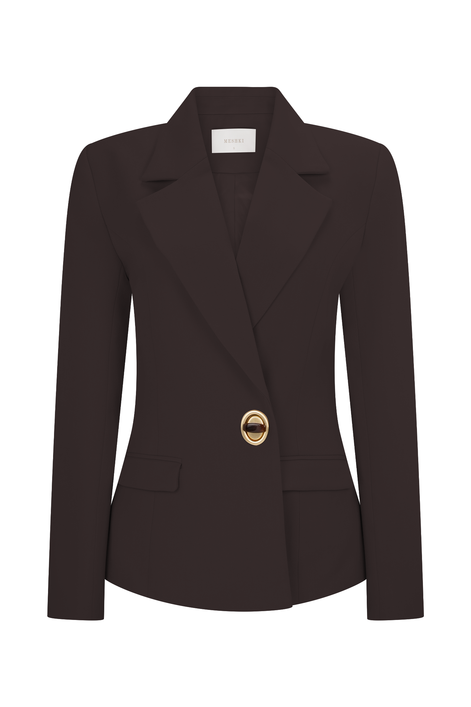 Max Cinched Waist Blazer - Chocolate - Image 10
