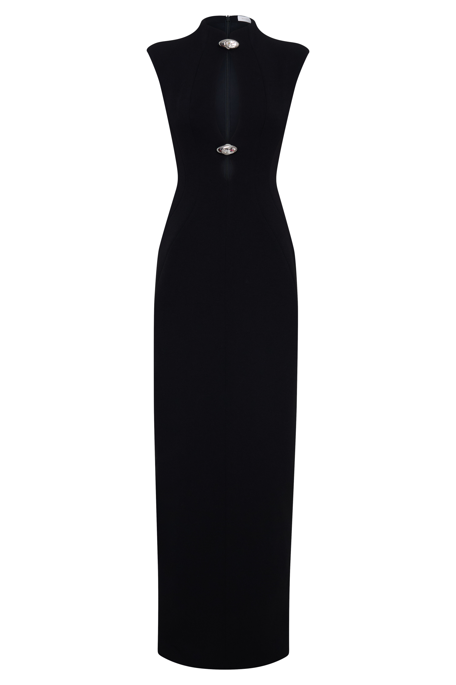 Michelle Cut Out Maxi Dress - Black - Image 8