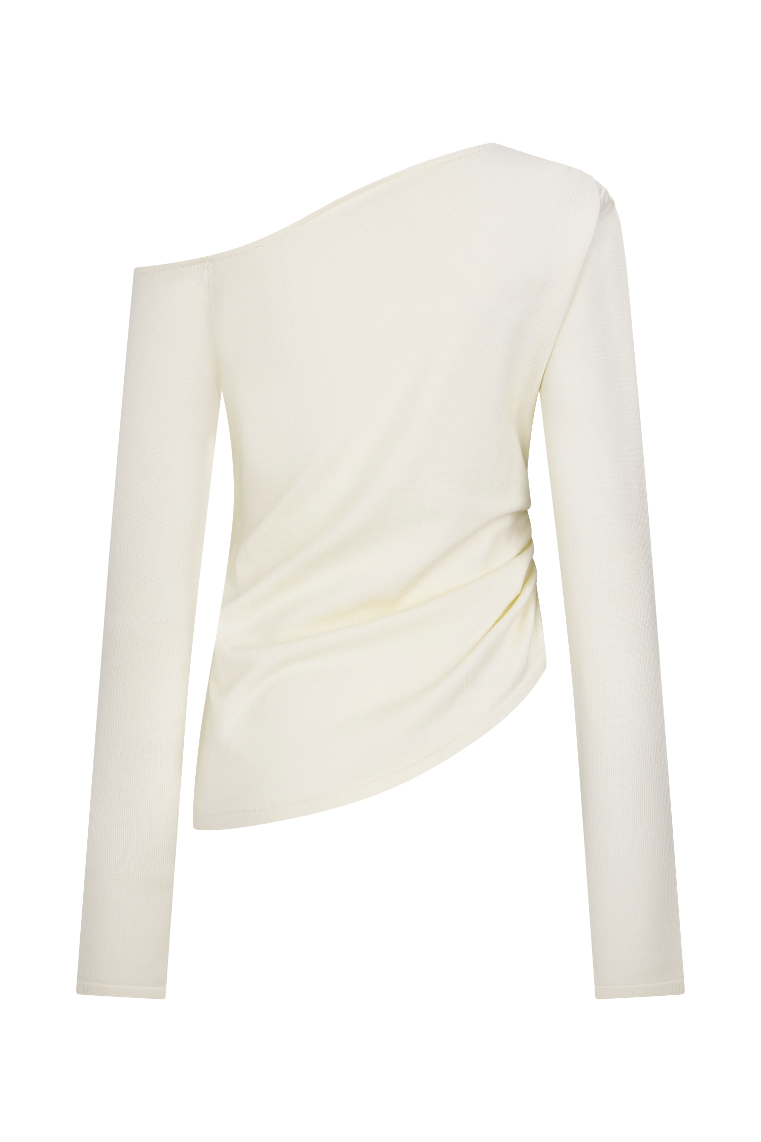 Miles Off Shoulder Knit Top - Ivory - Image 10