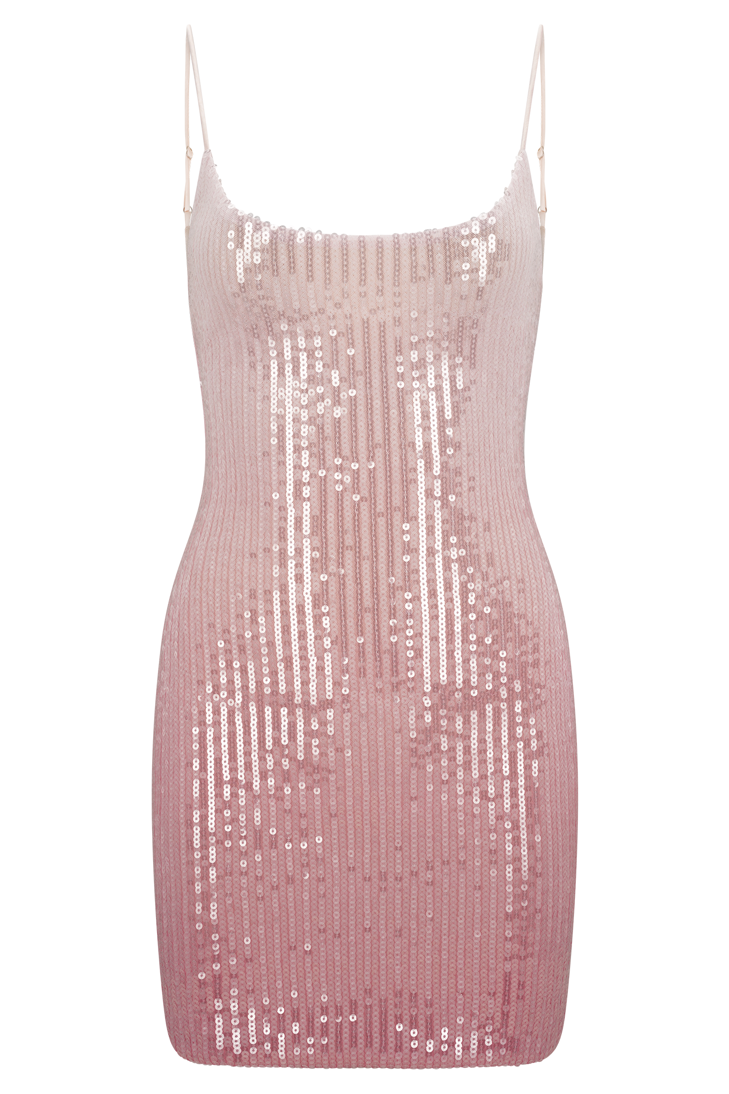 Mora Sequin Mini Dress - Ombre Pink - Image 11