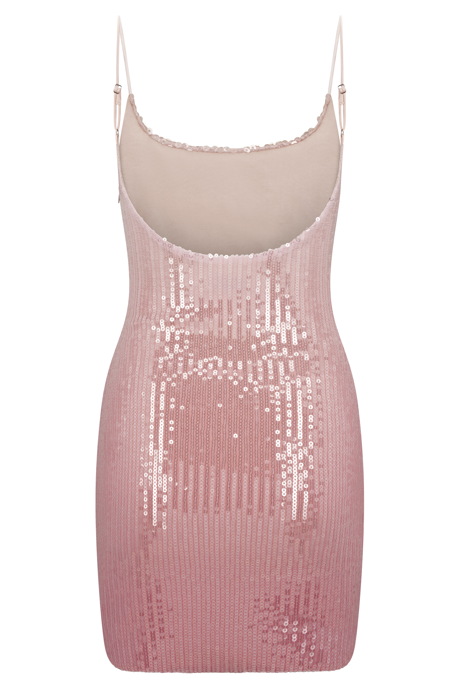 Mora Sequin Mini Dress - Ombre Pink - Image 10