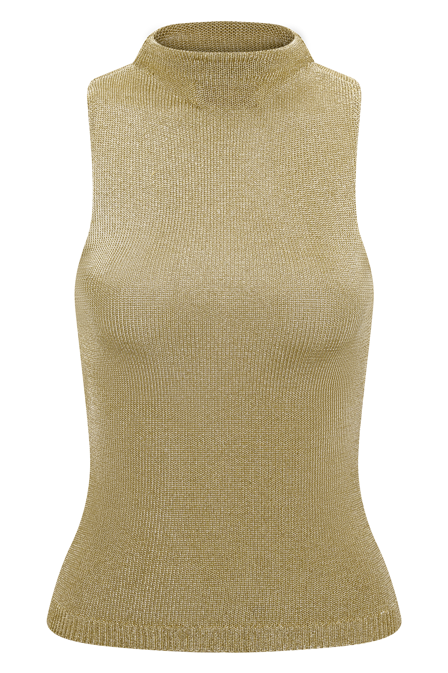 Nikki Lurex Top With Hardware - Gold - Image 11