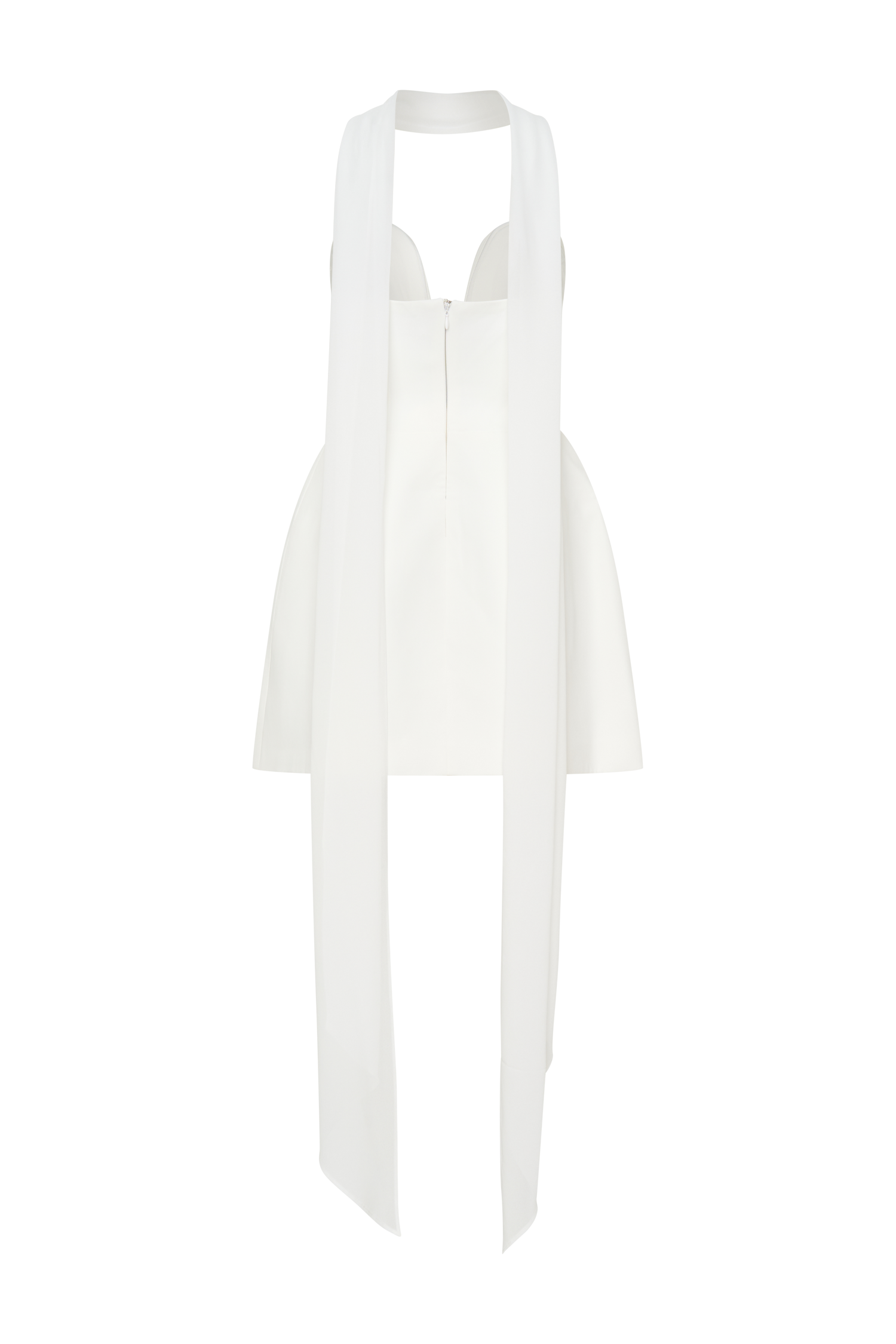 Orellia Strapless Suiting Mini Dress - Ivory - Image 8