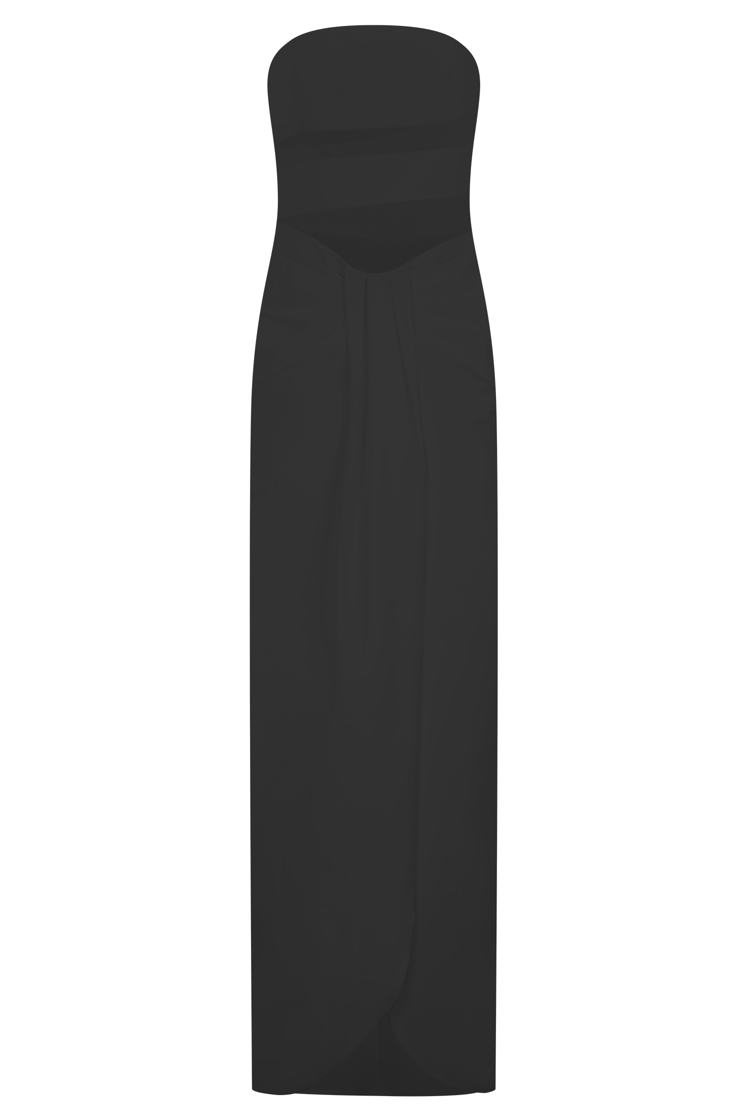 Paulina Cut Out Strapless Maxi Dress - Black - Image 8