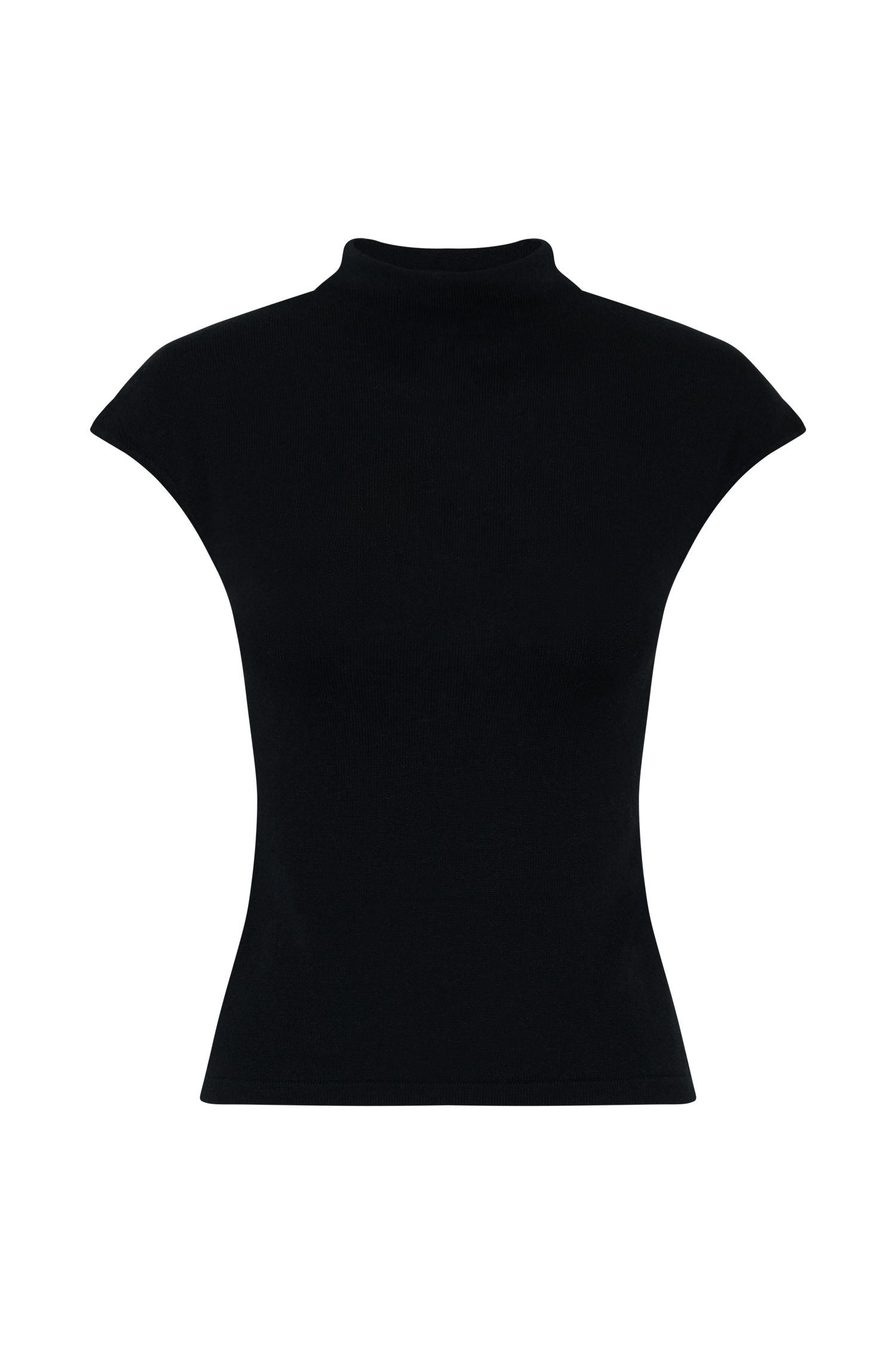 Sonny Short Sleeve Knit Top - Black - Image 9
