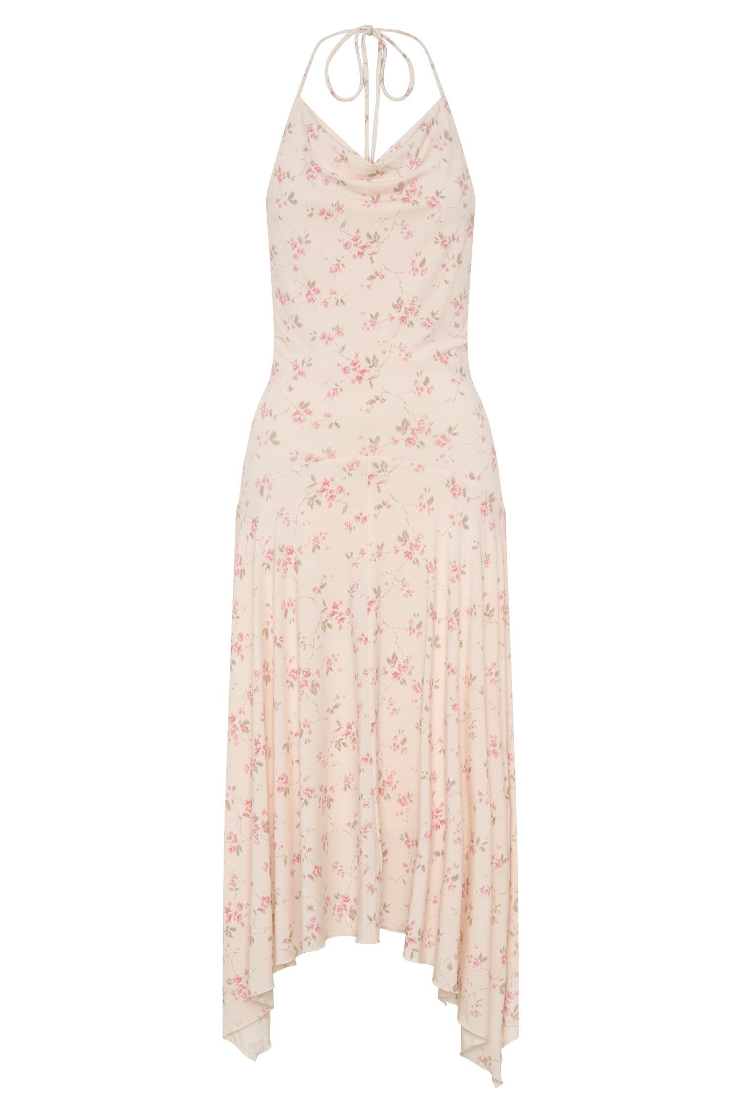 Sylvie Modal Hankie Midi Dress - Floral Ditsy Print - Image 7