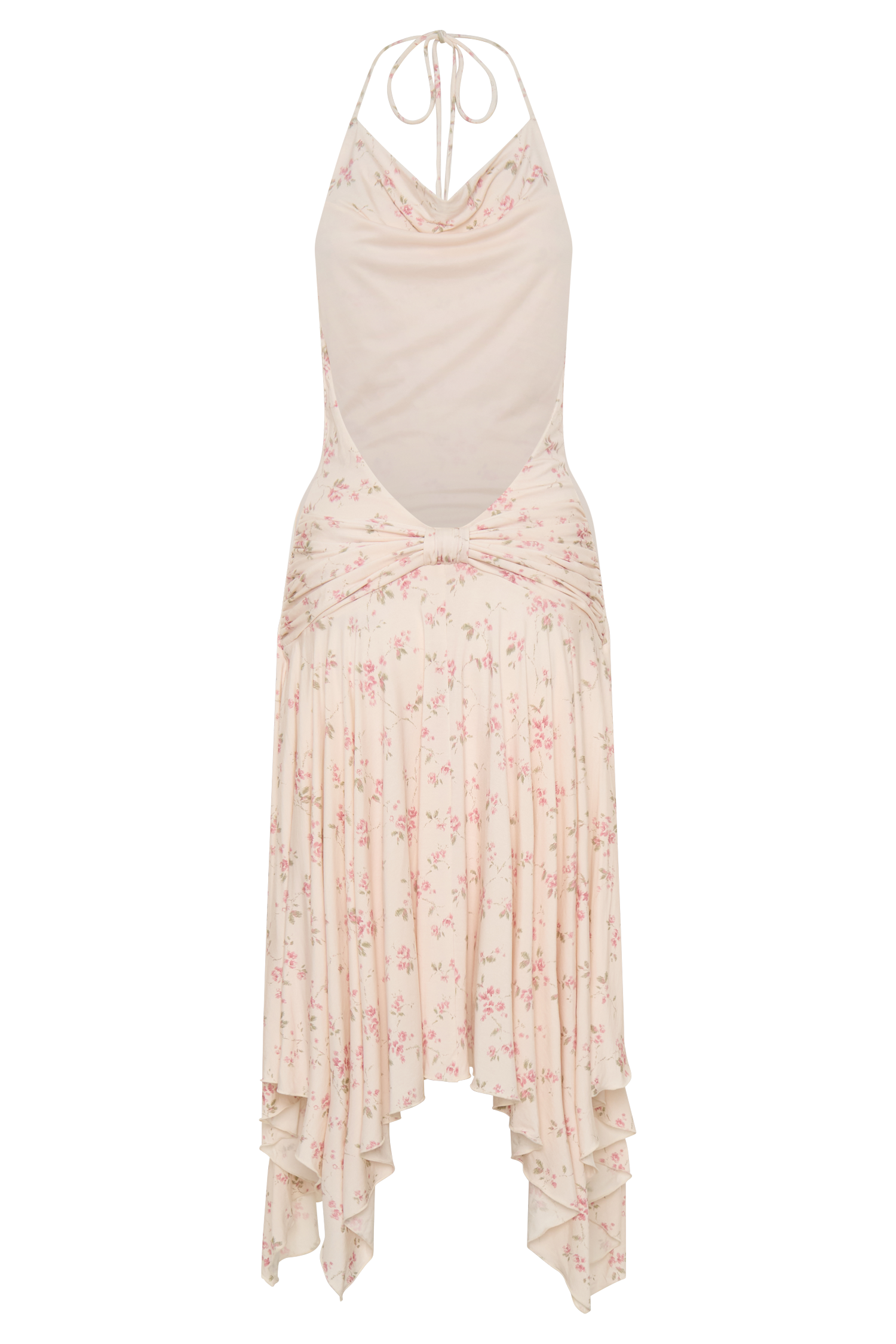 Sylvie Modal Hankie Midi Dress - Floral Ditsy Print - Image 6