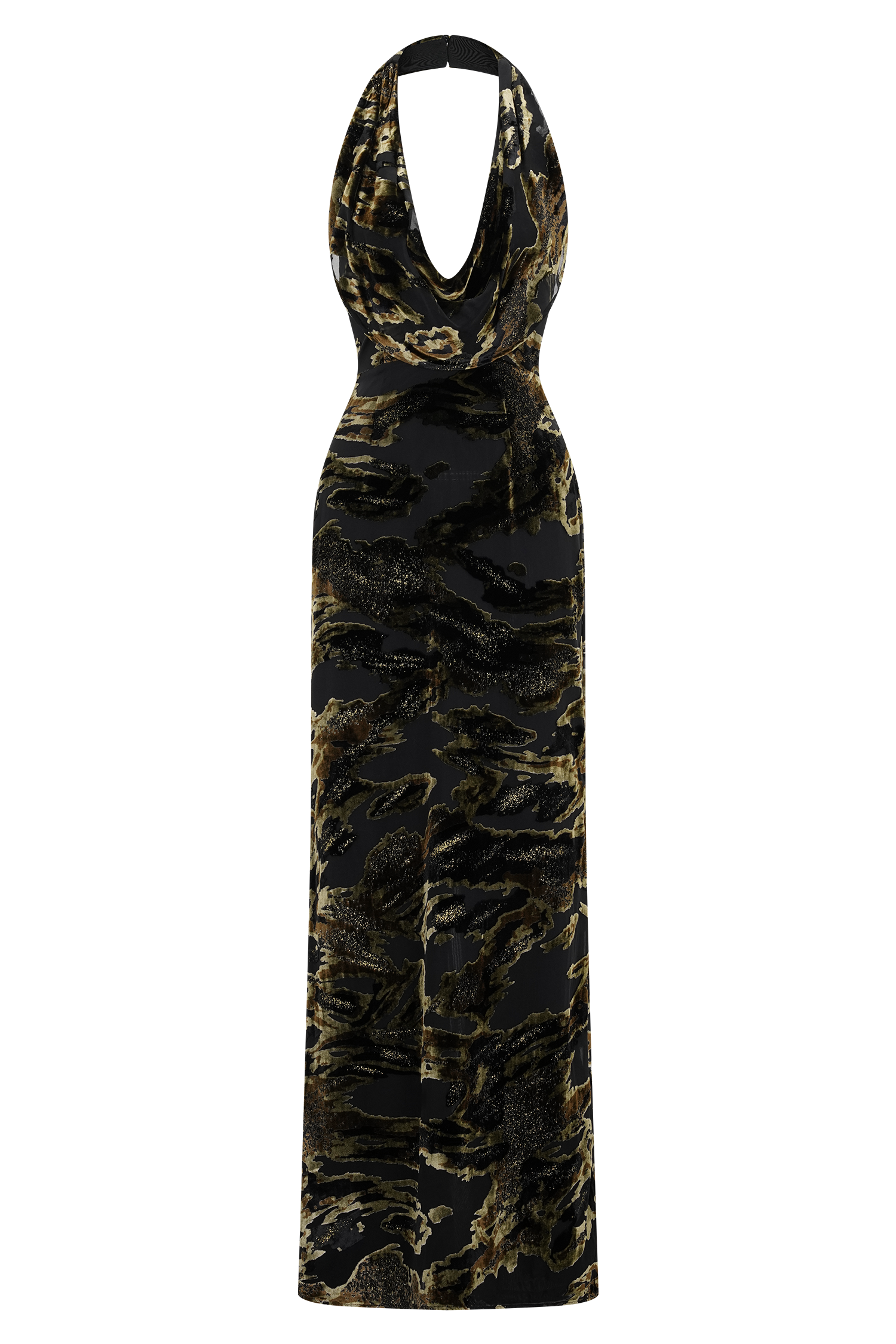 Talila Cowl Front Maxi Dress - Velvet Burnout - Image 8