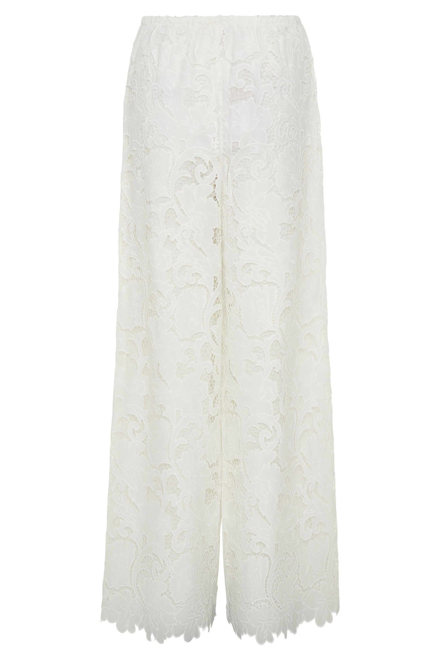 Tessa Broderie Straight Leg Pants - White - Image 13