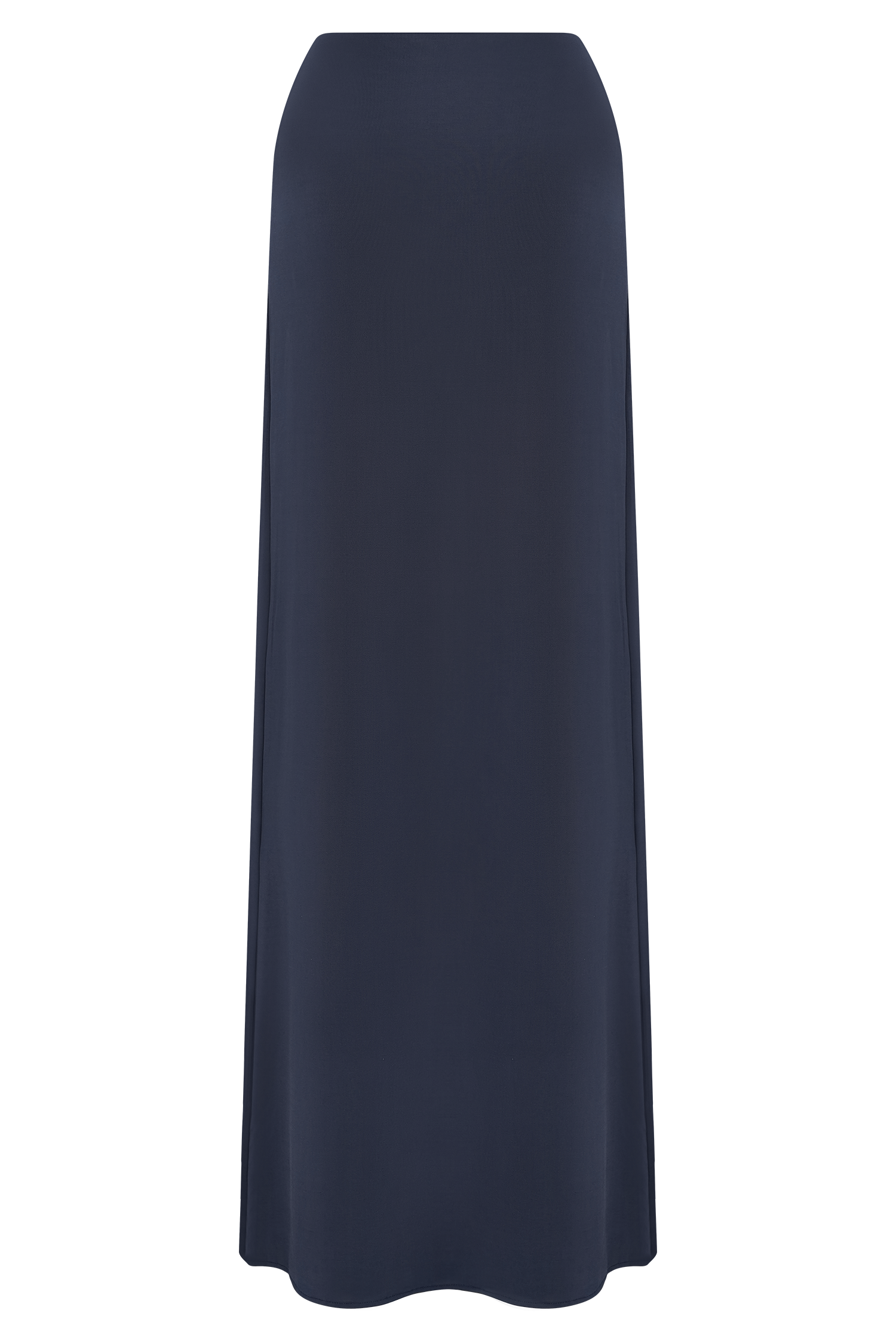 Vivica Slinky Gathered Maxi Skirt - Midnight Navy - Image 6