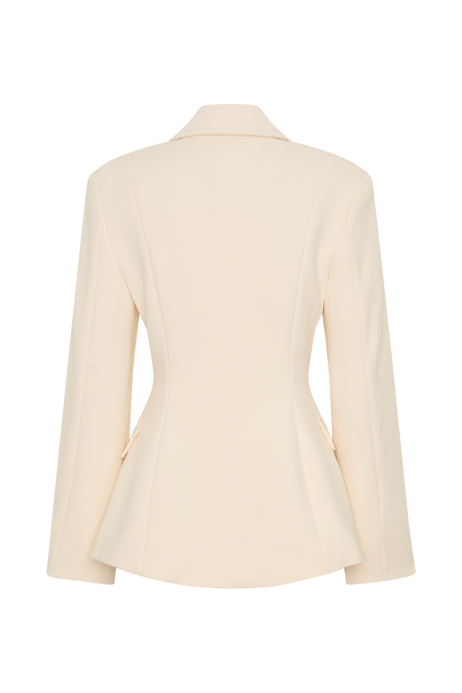 Wesley Structured Blazer - Buttercream - Image 8