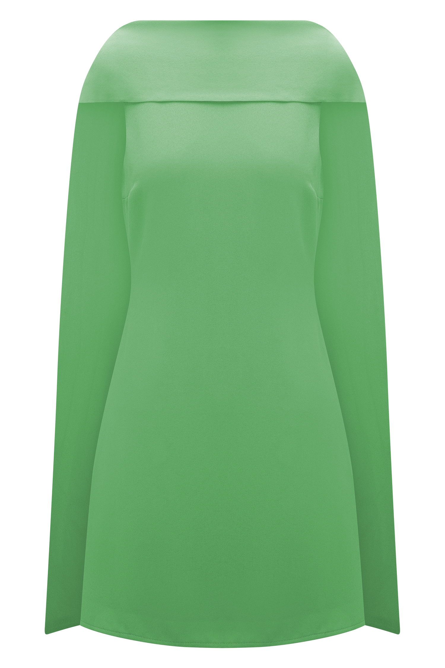 Wynter Scarf Draped Mini Dress - Green - Image 7
